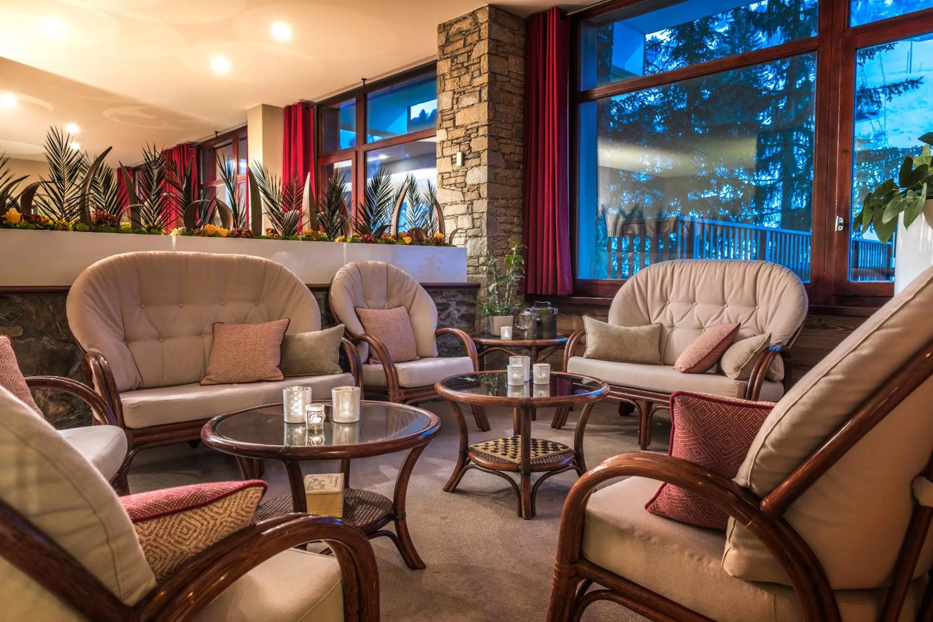 Lounge or bar in Hotel Les Arolles