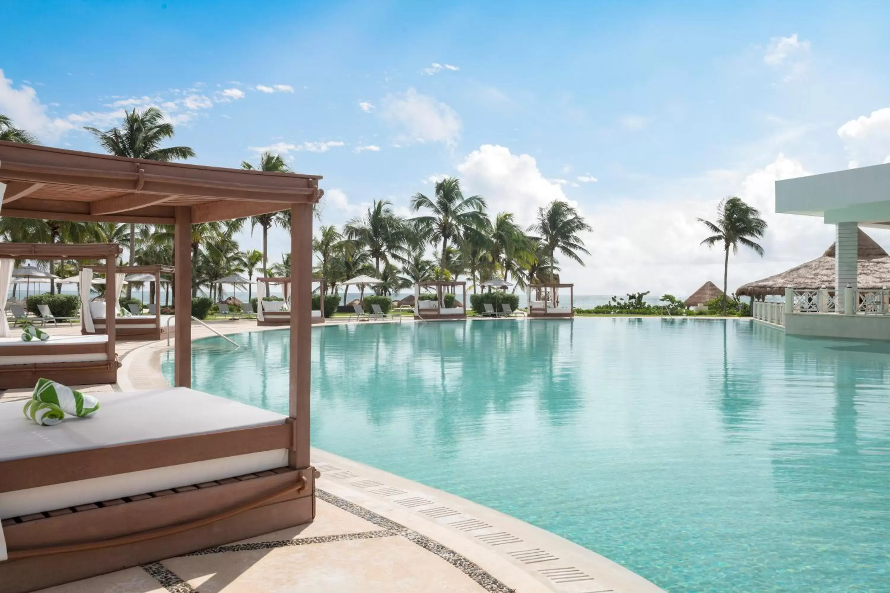Pool view, Swimming Pool in Hyatt Ziva Riviera Cancun All-Inclusive
