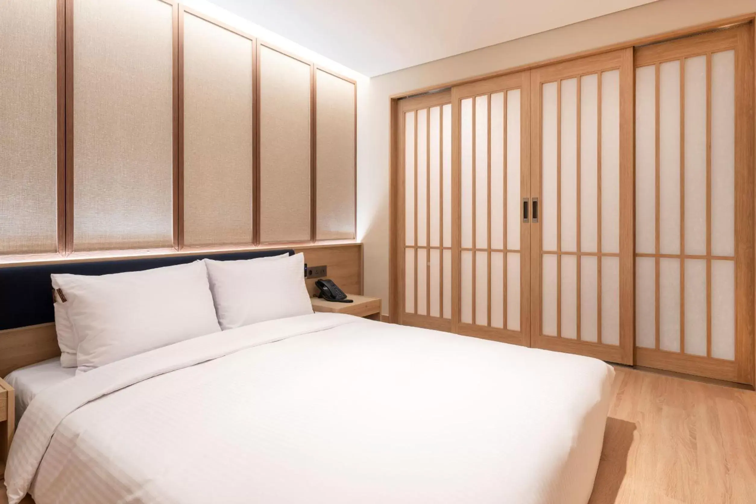 Bed in Hotel Foret The Spa Bed in Hotel Foret The Spa