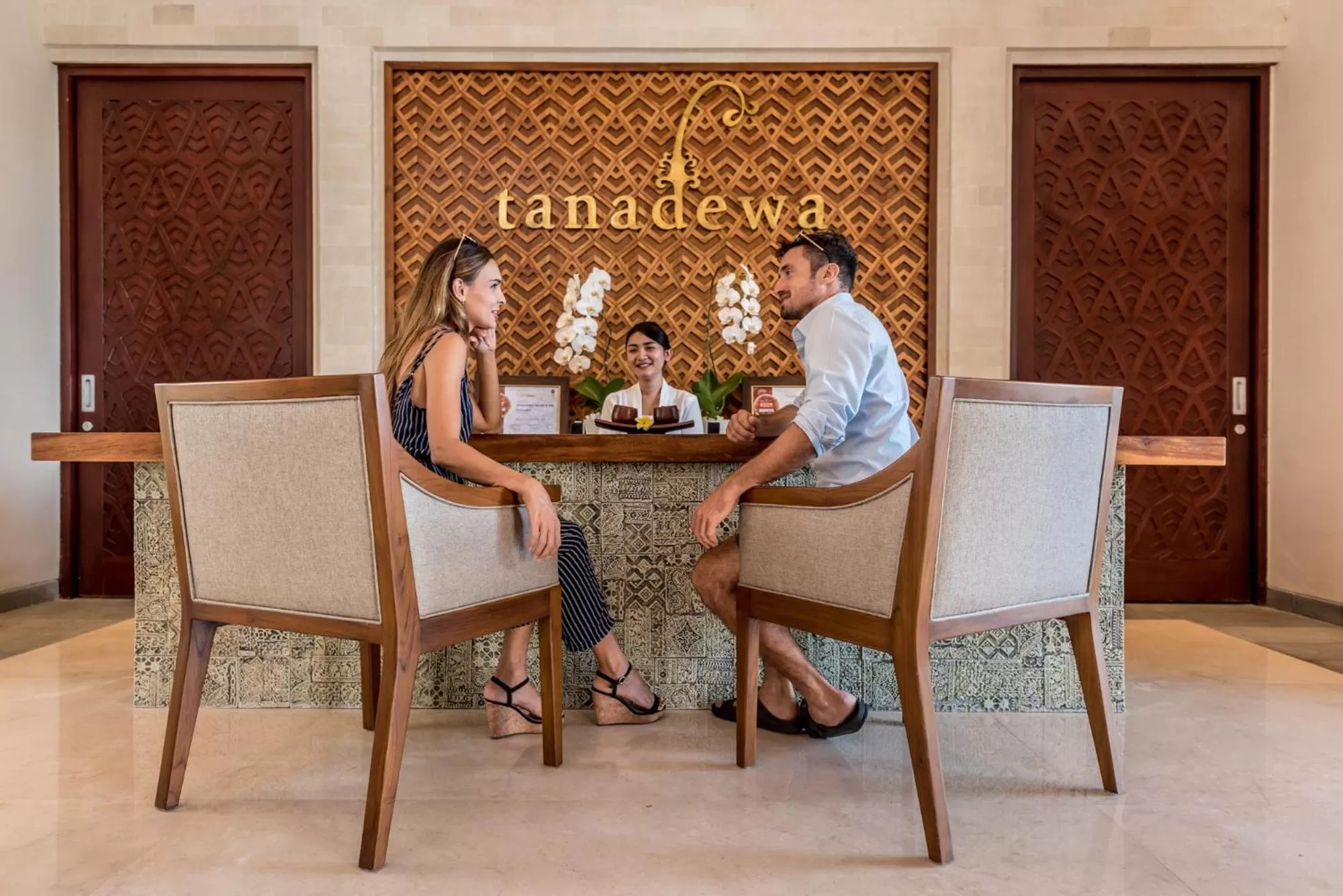 People in tanadewa Resort Ubud Bali by Cross Collection