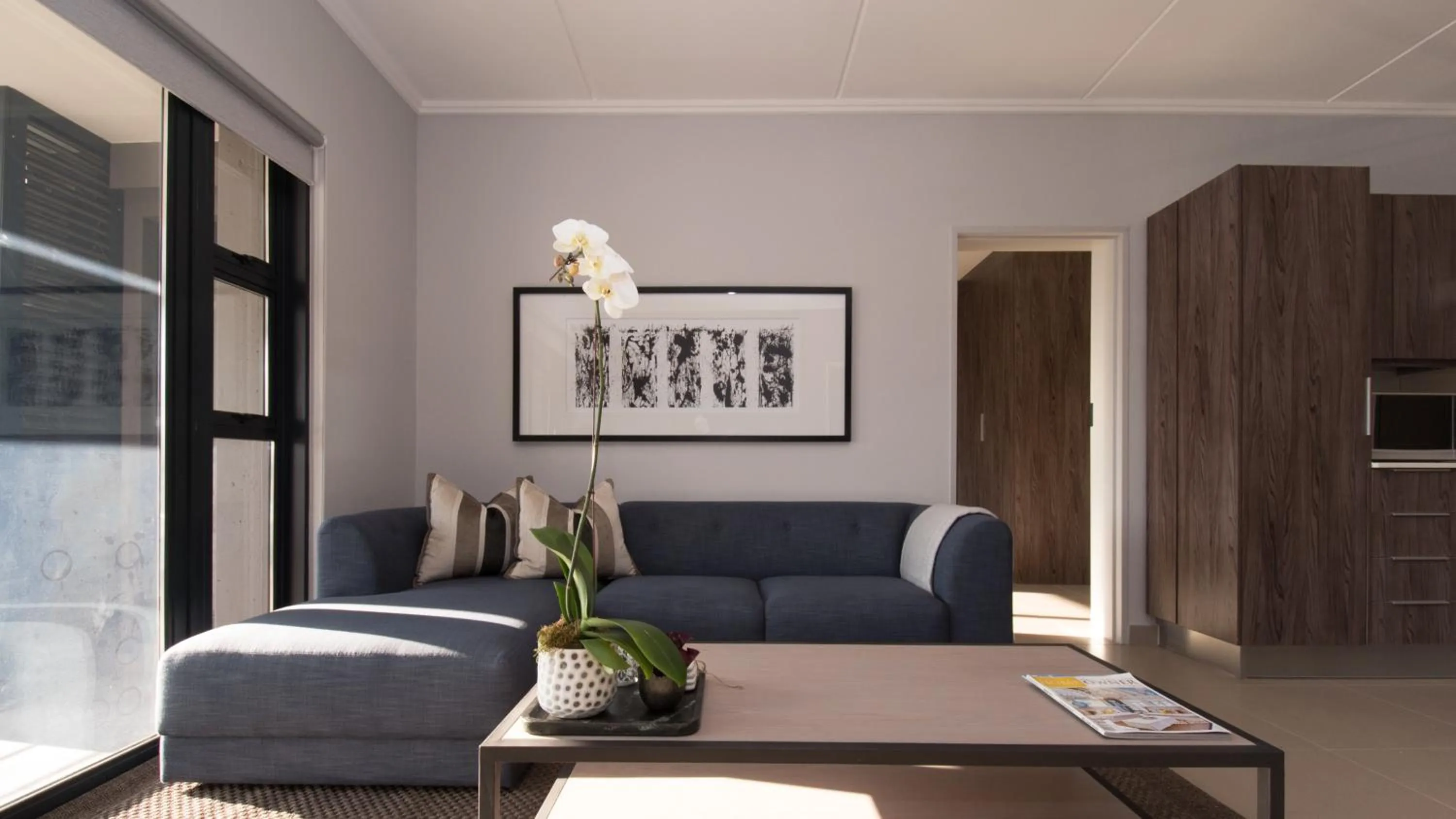 Living room in Odyssey Luxury Apartments - Back Up Generator