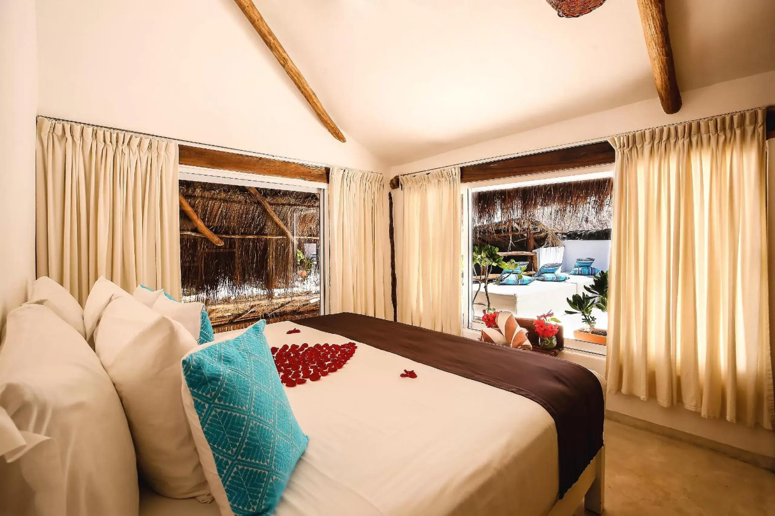 Photo of the whole room, Bed in Cabanas Tulum- Beach Hotel & Spa