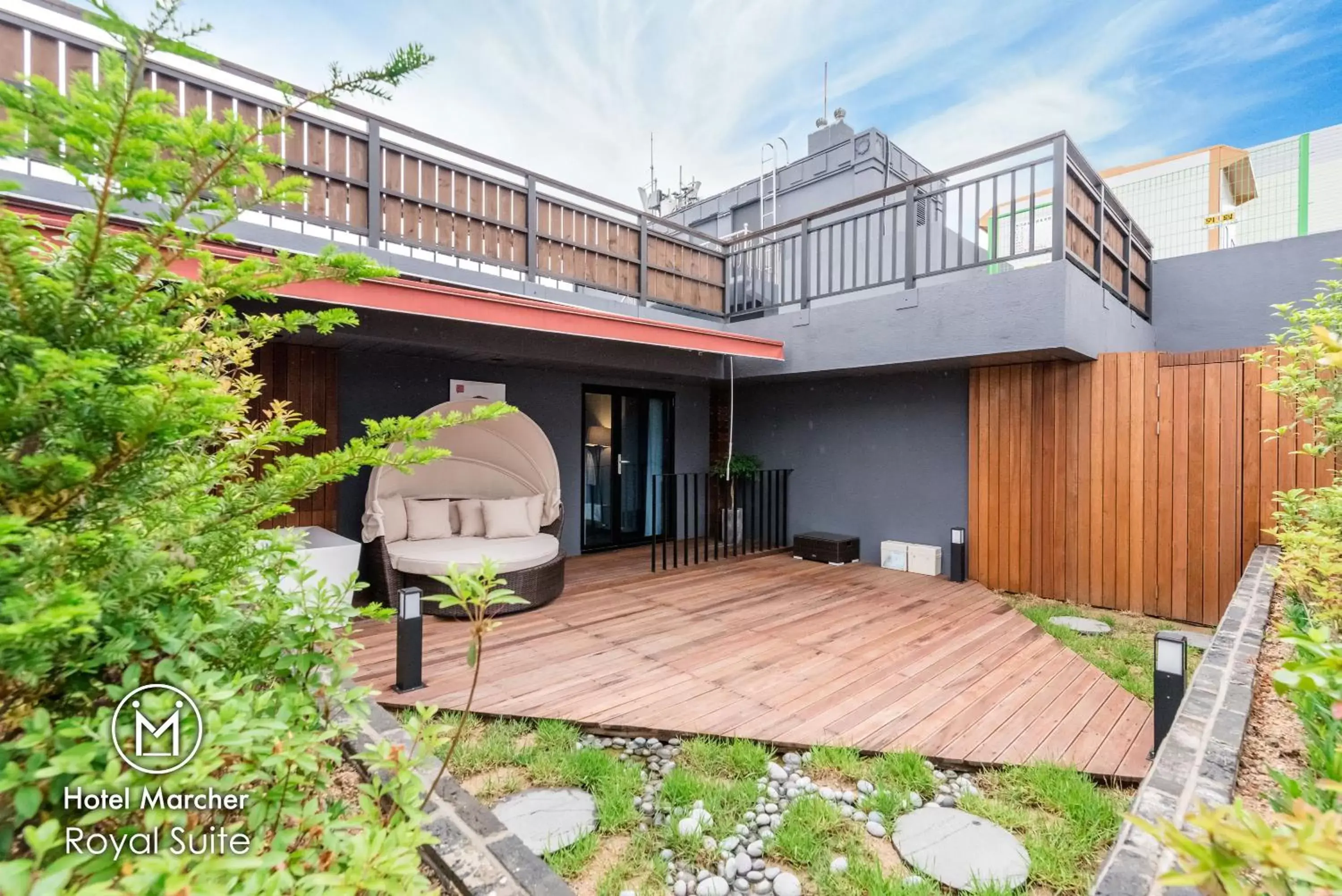 Balcony/Terrace in Hotel Marcher Balcony/Terrace in Hotel Marcher