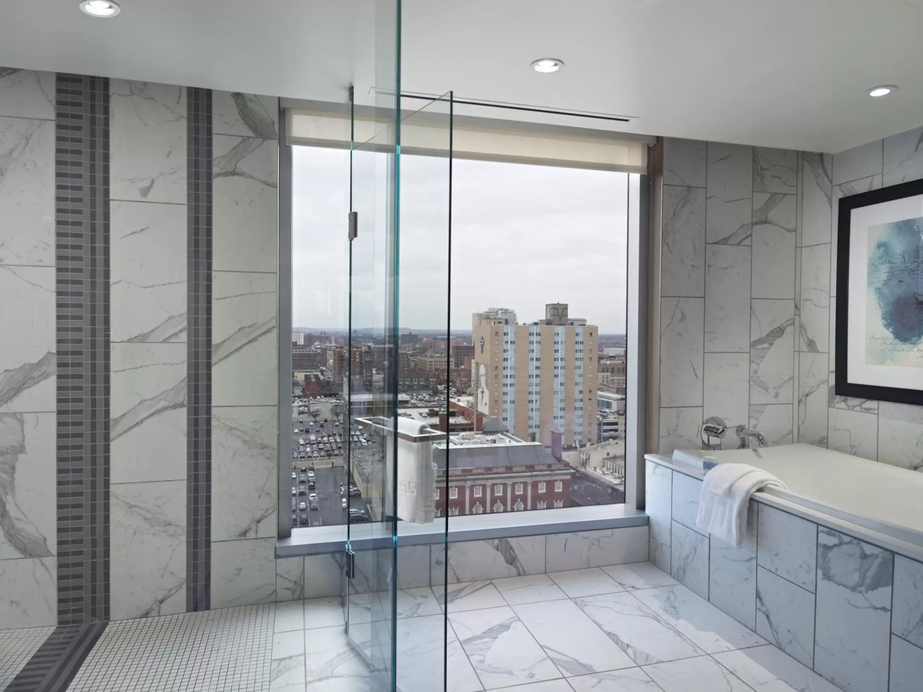 Bathroom in Omni Louisville Hotel