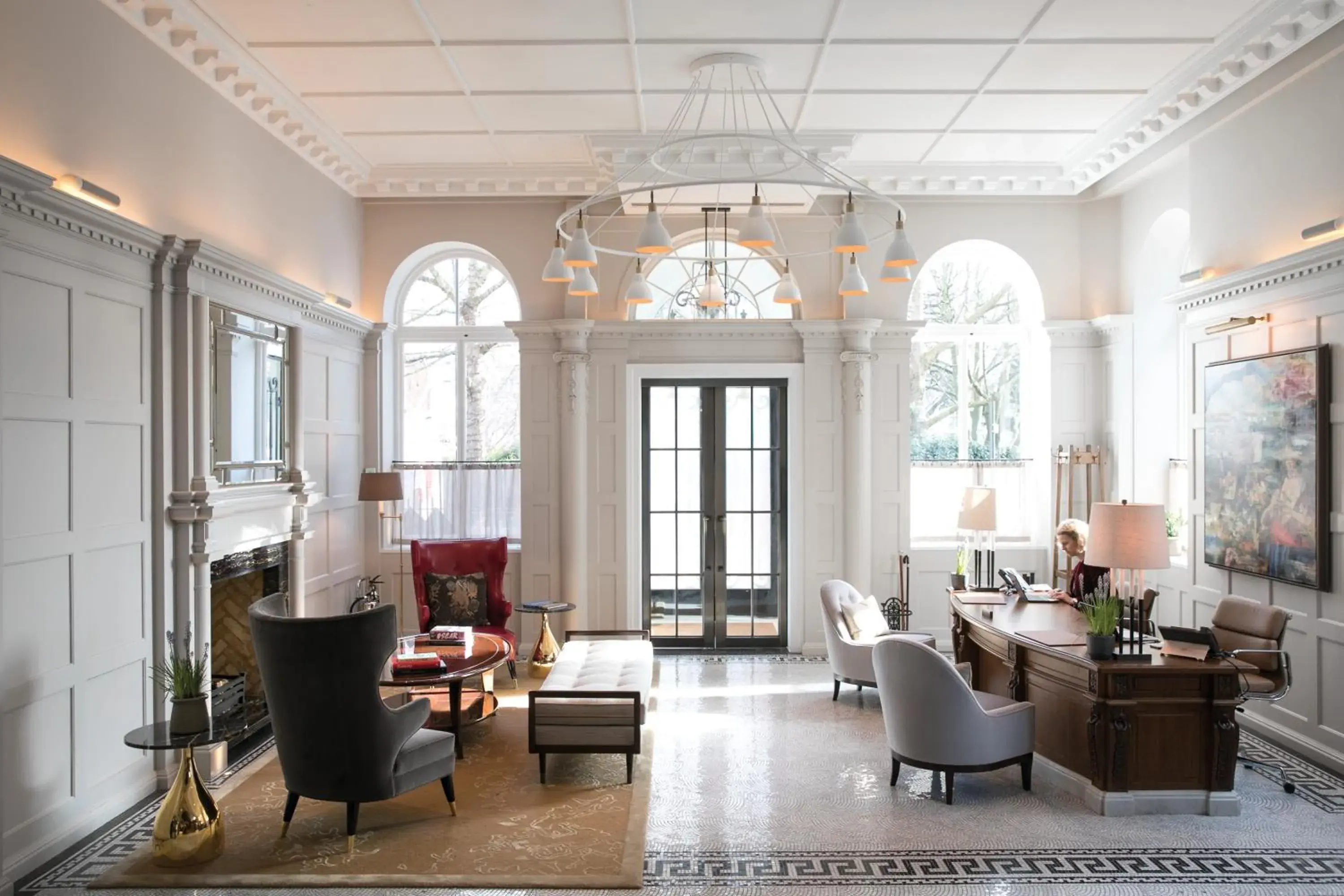 Lobby or reception in The Cadogan, A Belmond Hotel, London Lobby or reception in The Cadogan, A Belmond Hotel, London
