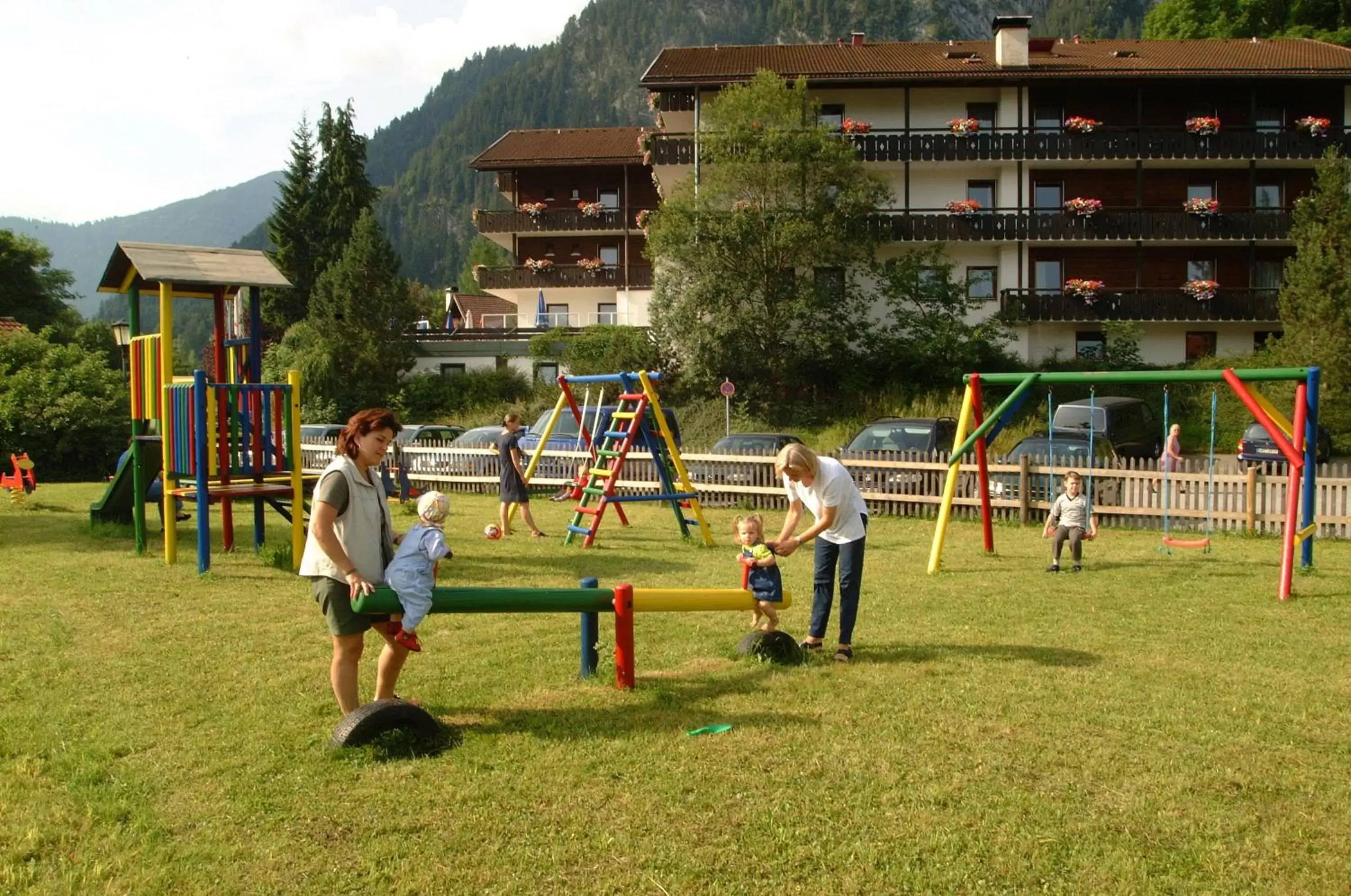 Children play ground in Parkhotel Sonnenhof