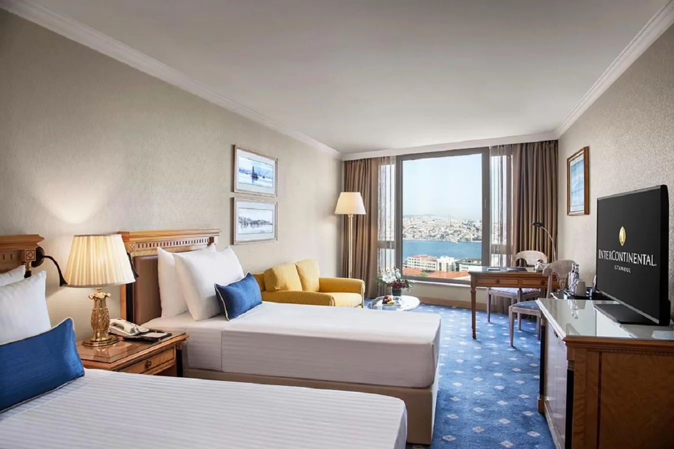 Bed in InterContinental Istanbul by IHG