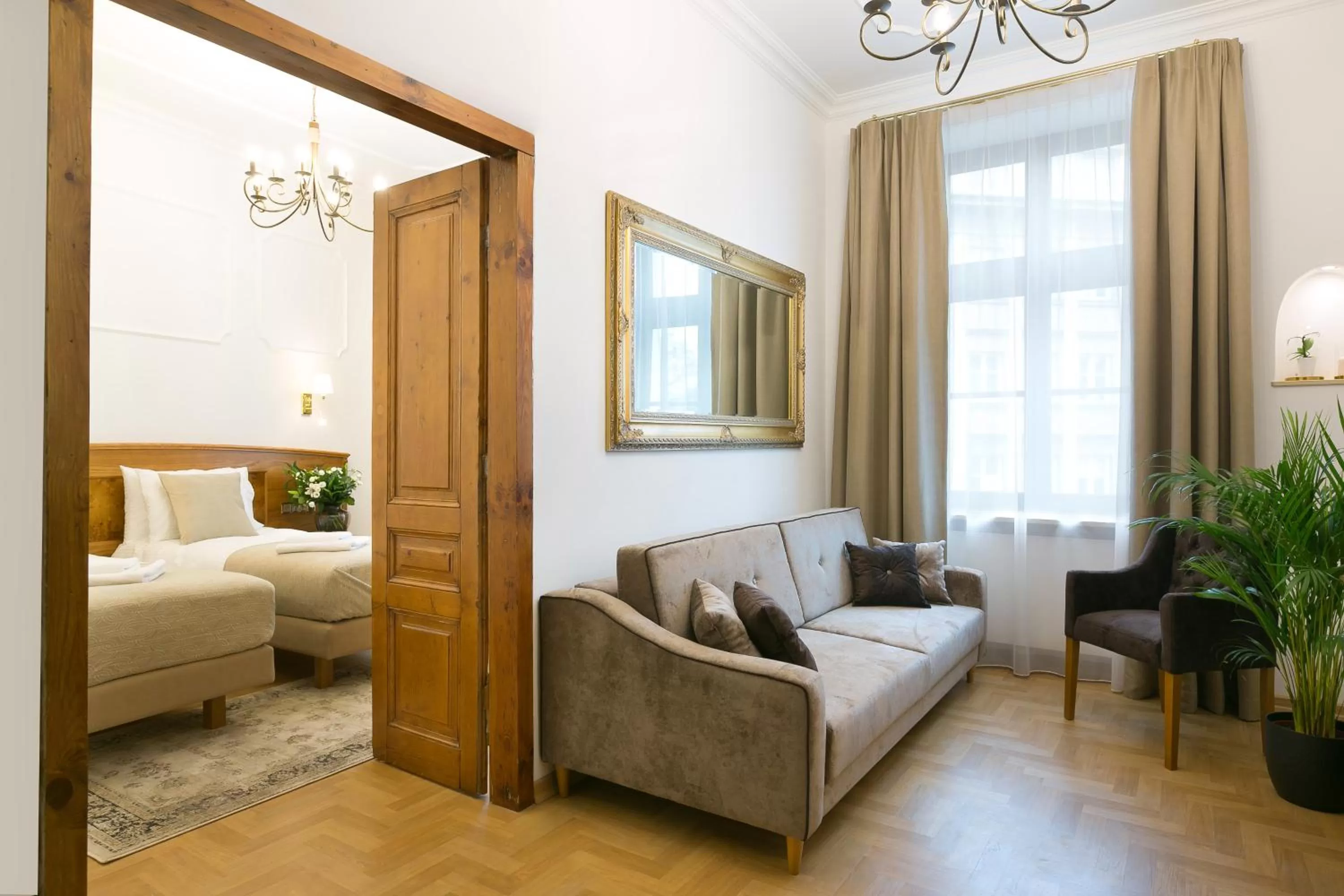 Bed in Ventus Rosa Boutique Aparthotel