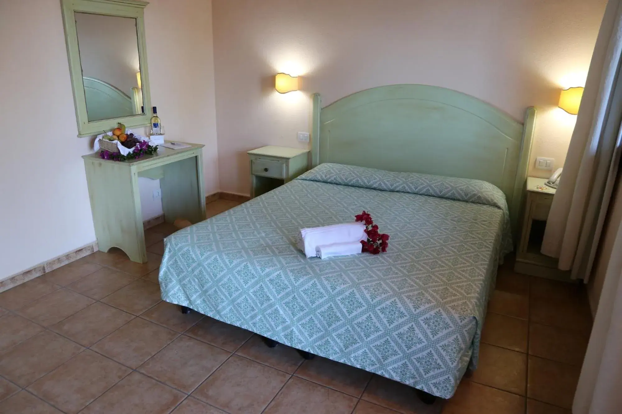Bedroom, Bed in Club Esse Cala Gonone Bedroom, Bed in Club Esse Cala Gonone