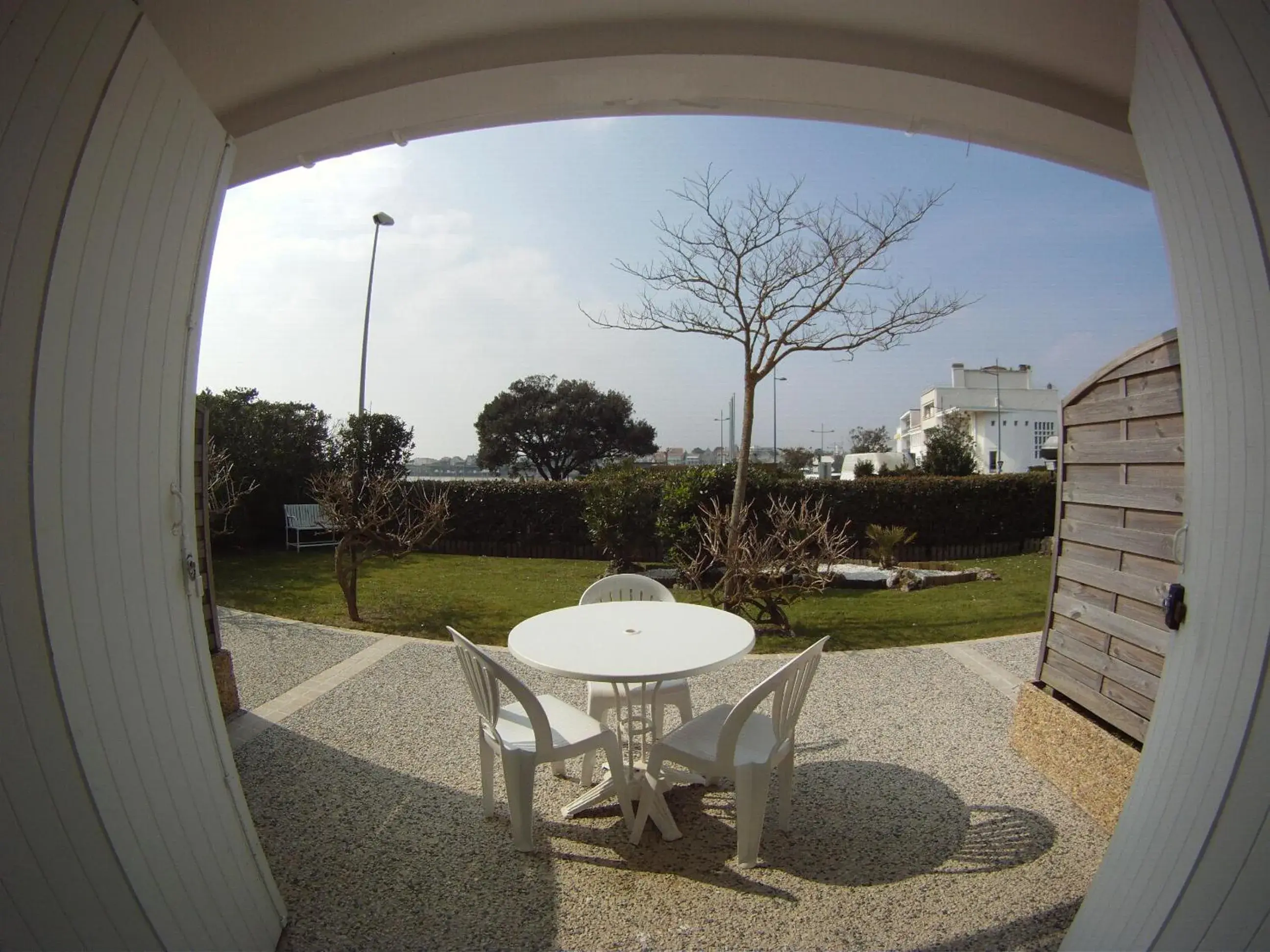 Patio, Balcony/Terrace in Hotel Belle Vue Royan