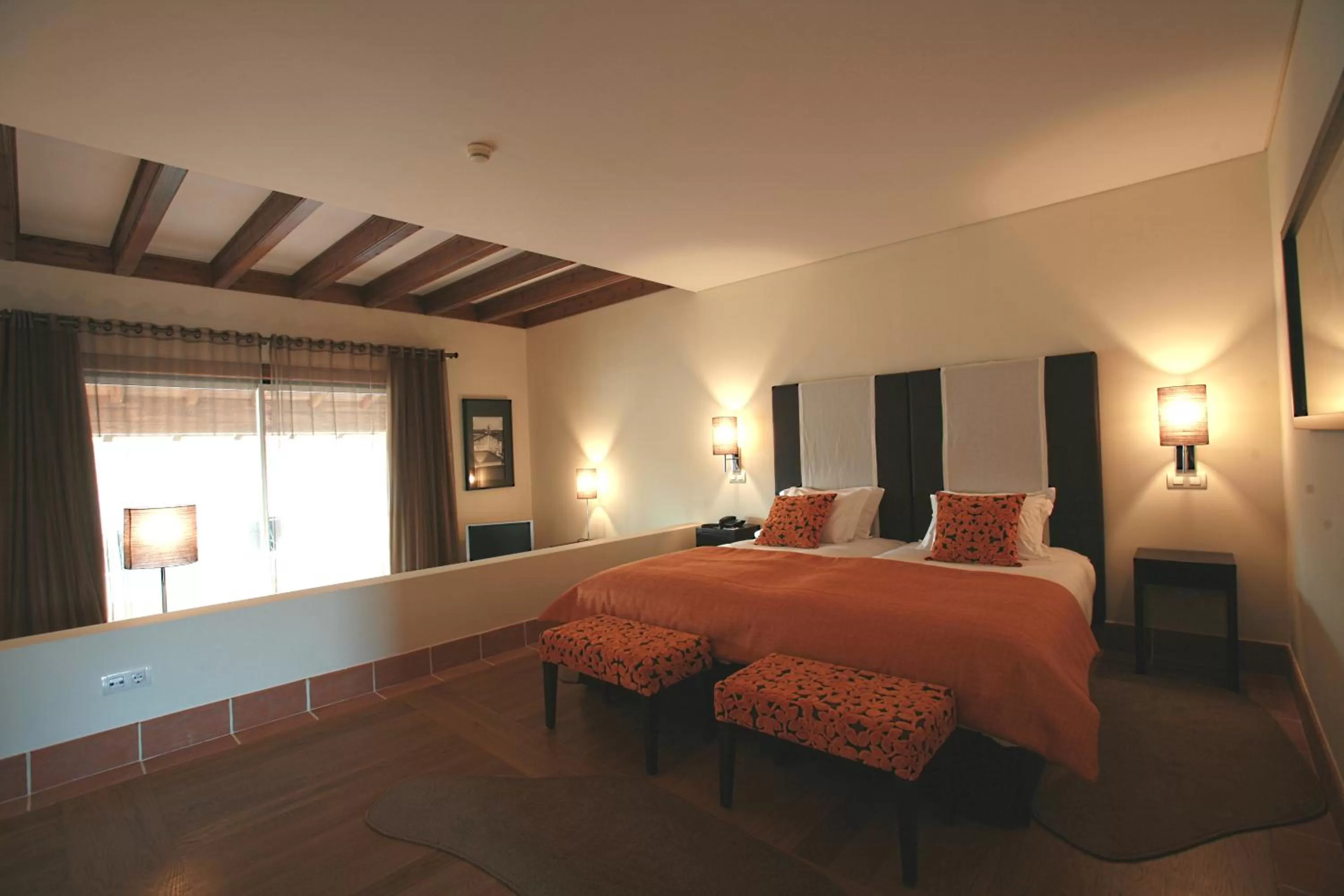 Bed in Hotel Lusitano