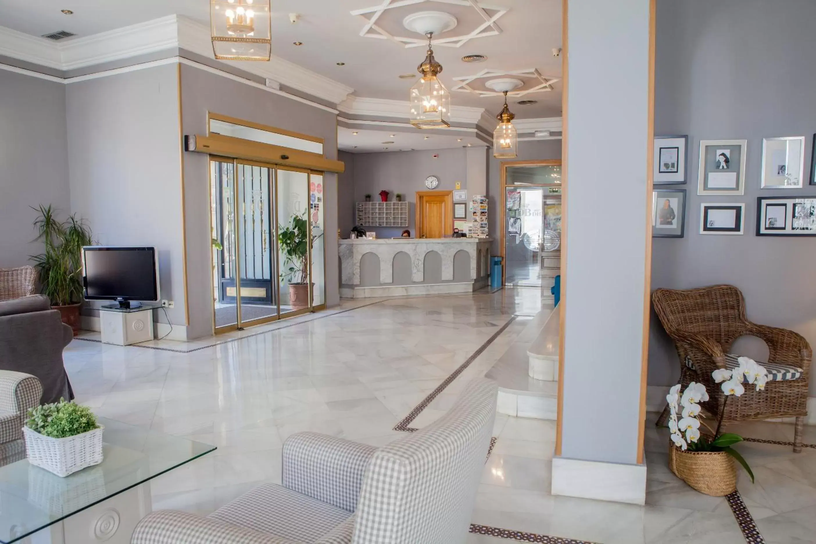 Lobby or reception, Lobby/Reception in Hotel Doña Blanca