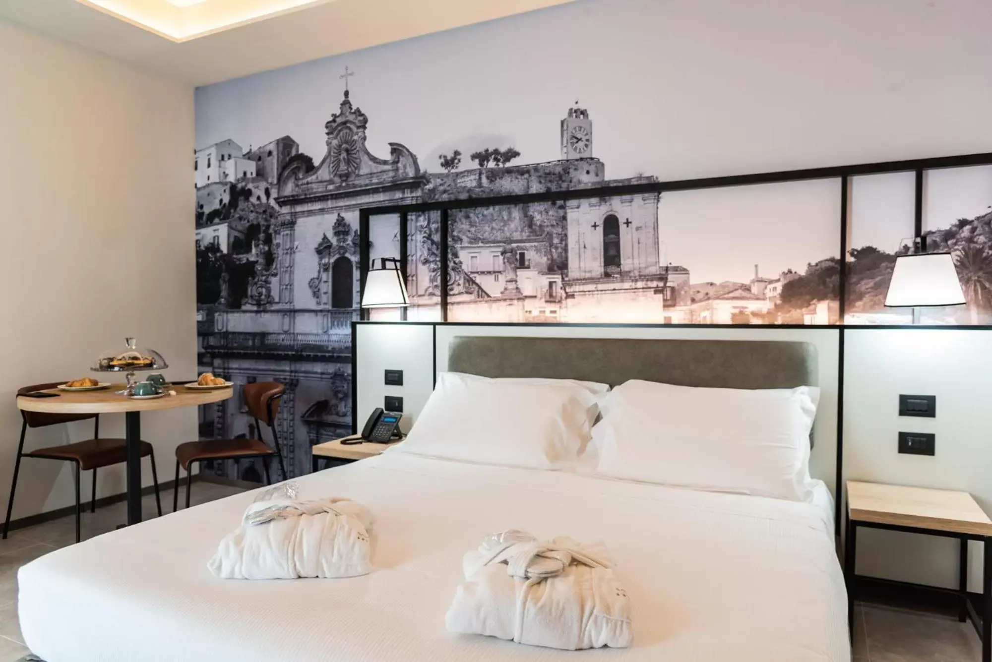 Bed in Modica Boutique Hotel