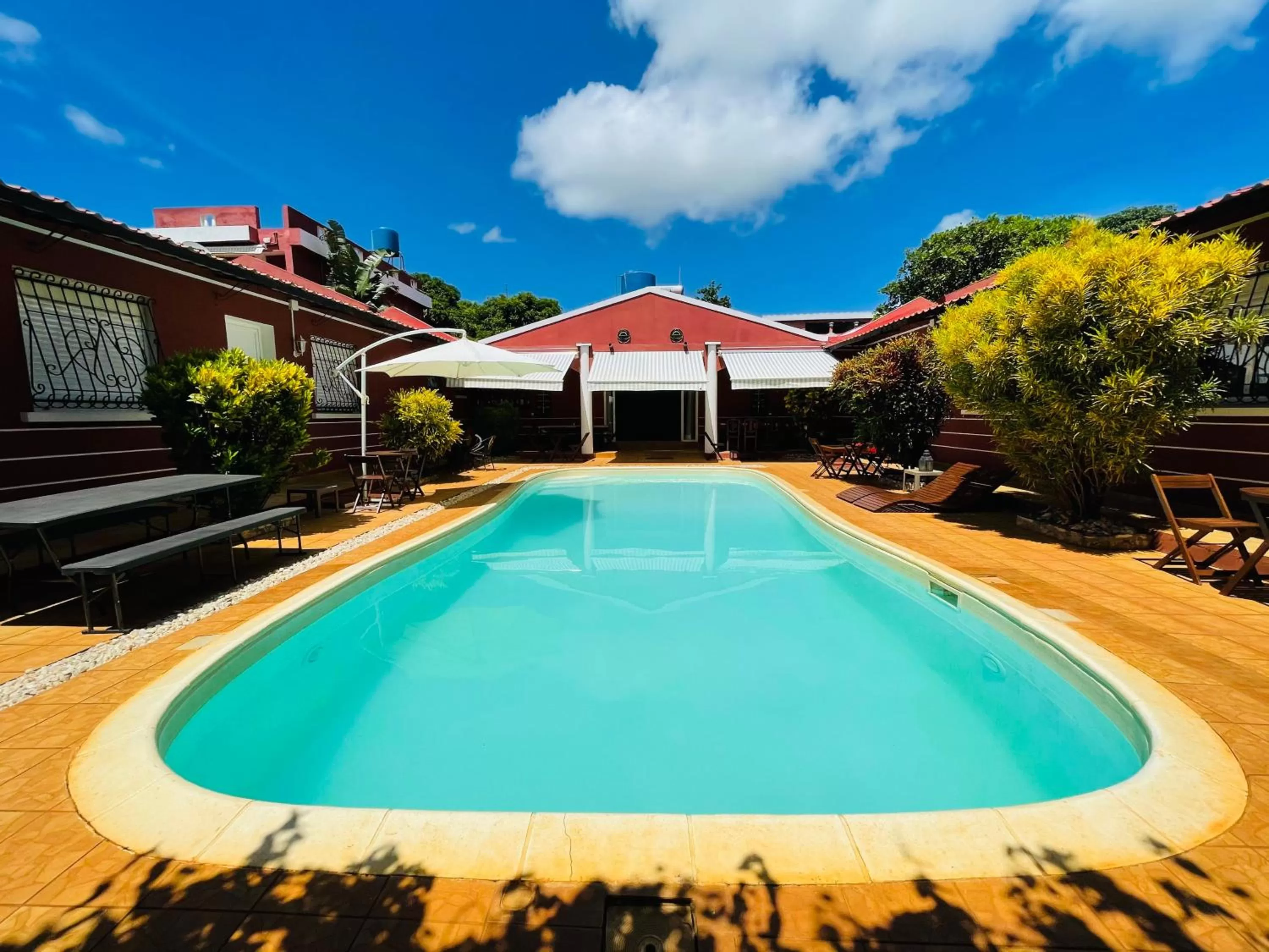 Property building, Swimming Pool in Régina Lodge Diégo Suarez Madagascar