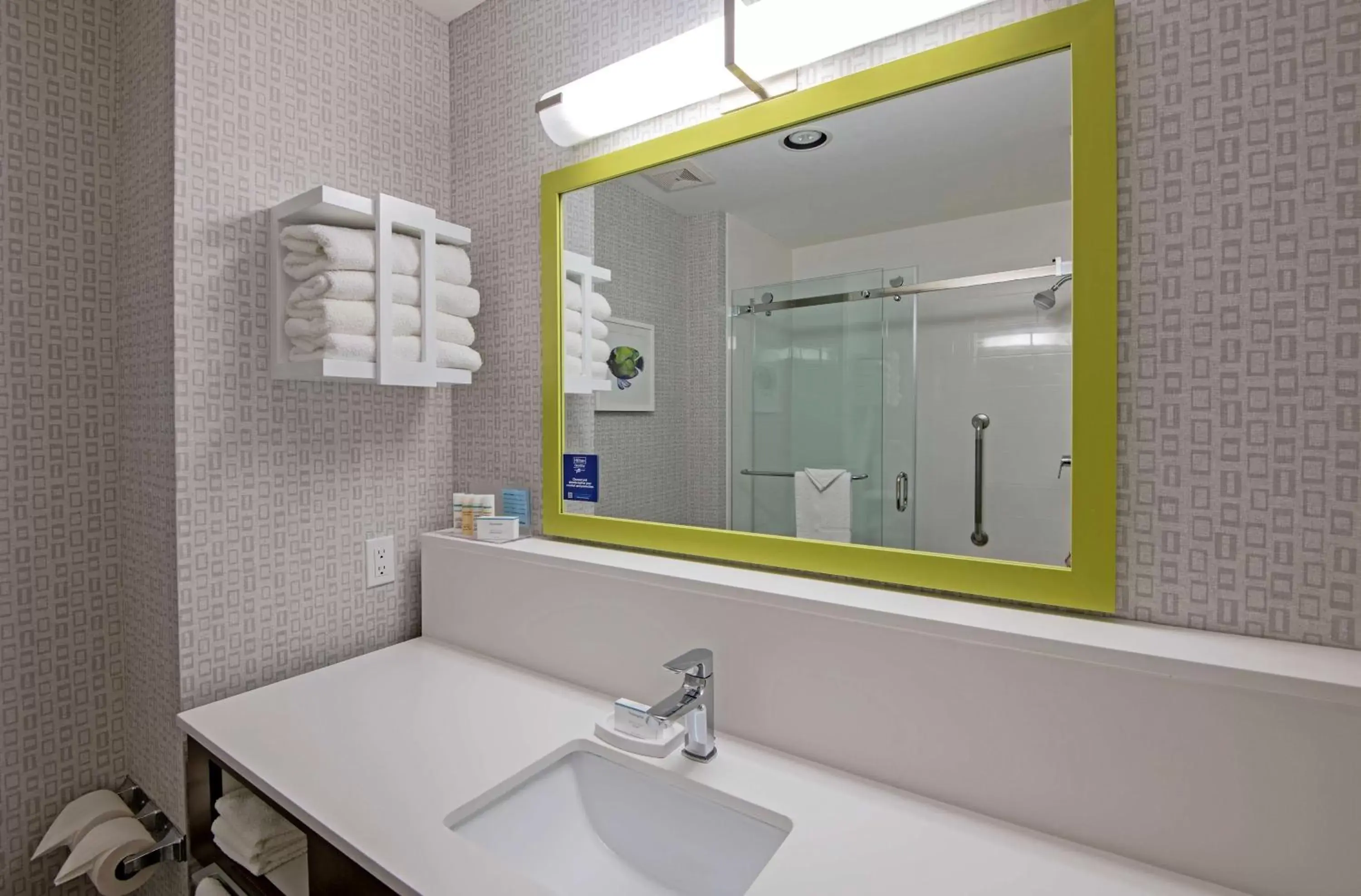 Bathroom in Hampton Inn by Hilton Kamloops