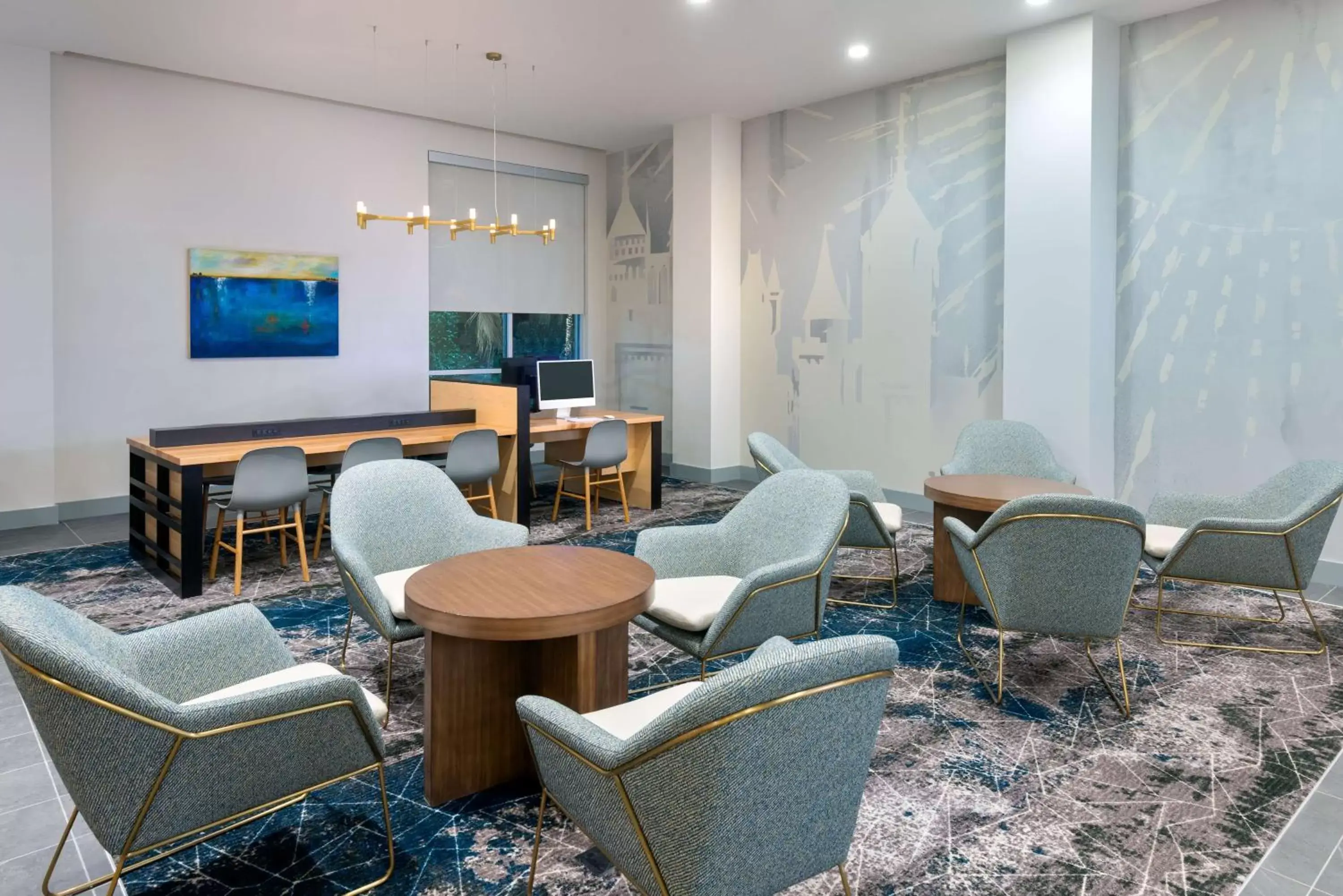 Lobby or reception, Seating Area in Hyatt House Orlando Airport