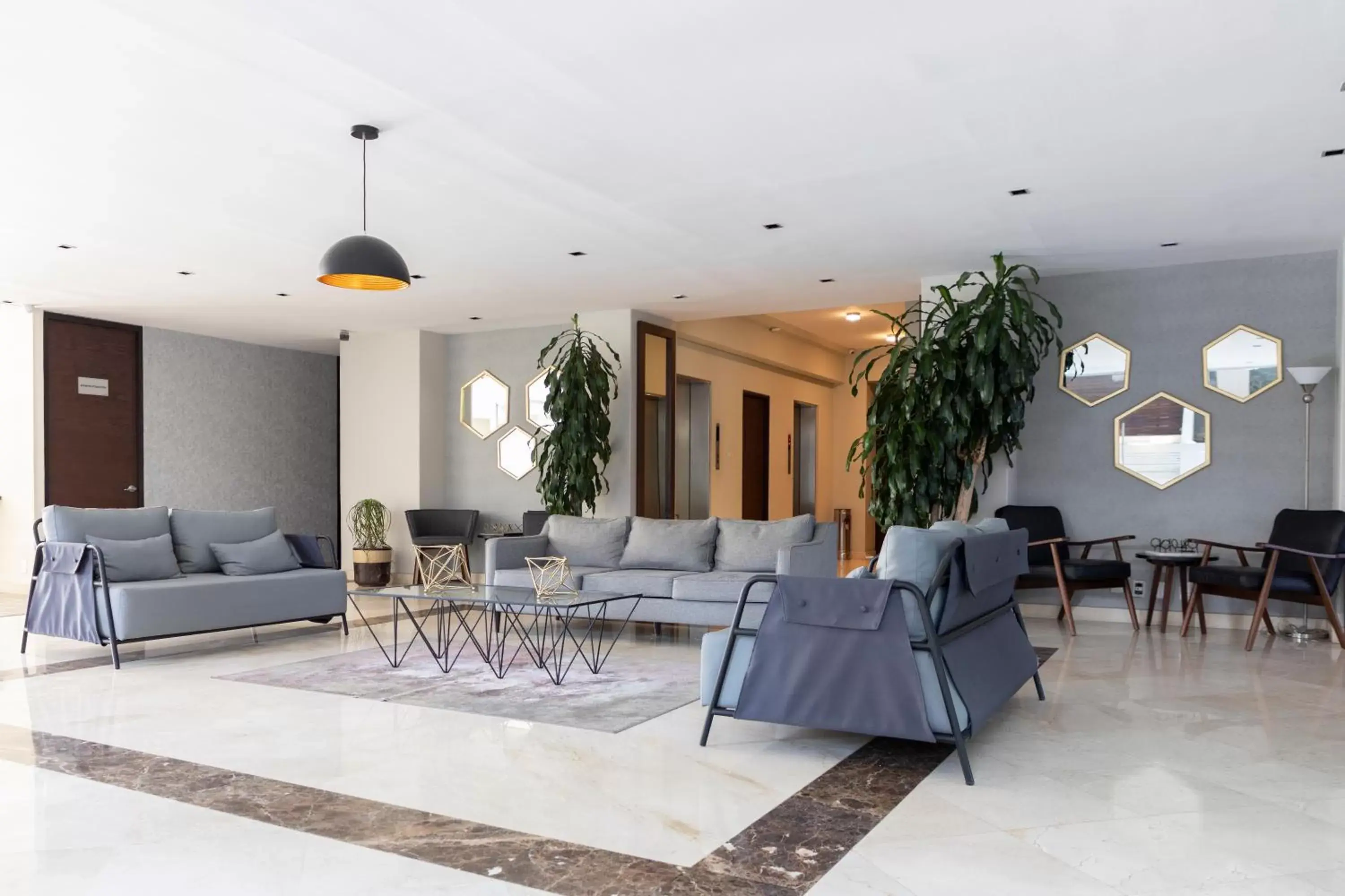 Lobby or reception, Seating Area in Capitalia - Apartments - Santa Fe