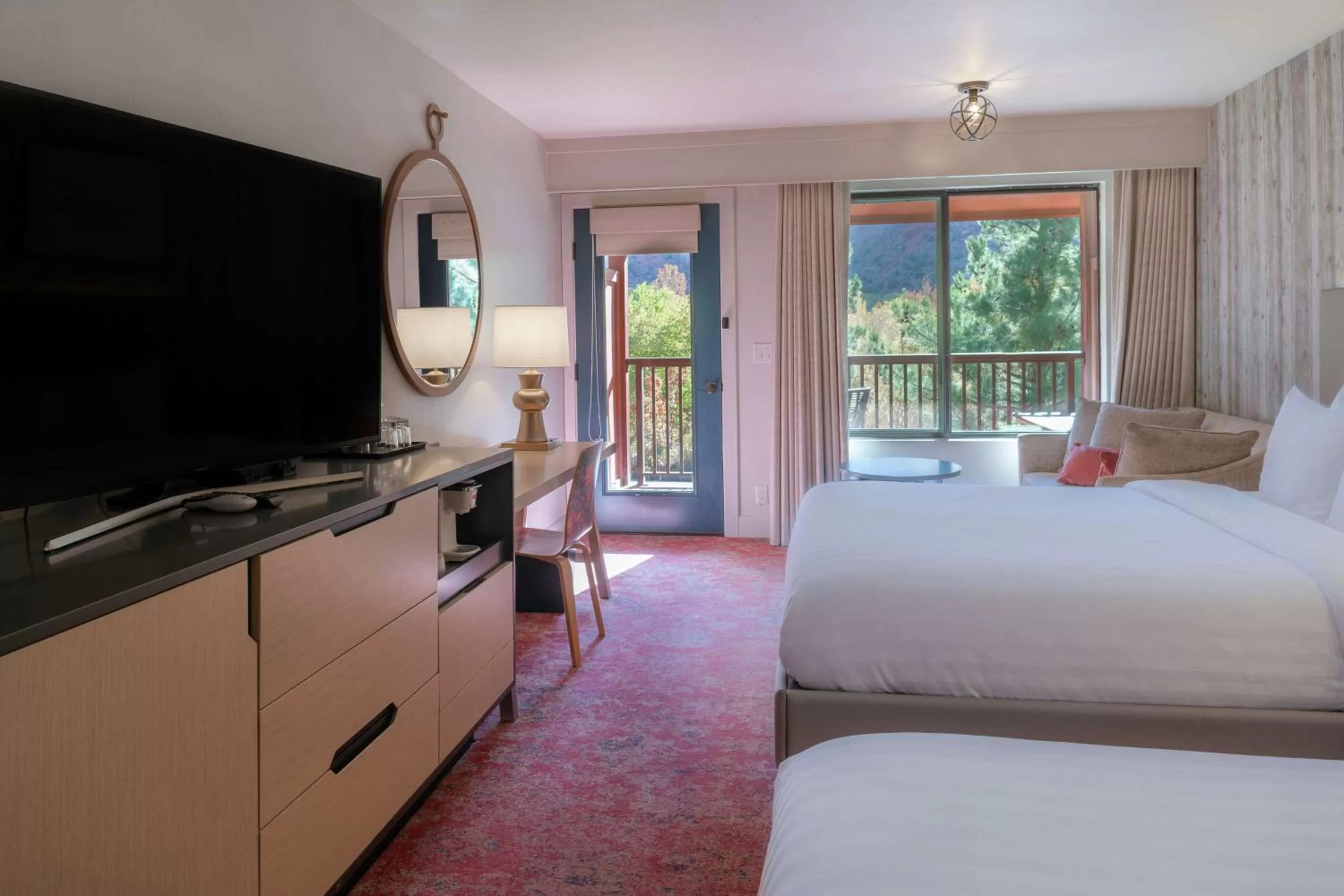 Bedroom, Bed in Cliffrose Springdale, Curio Collection By Hilton