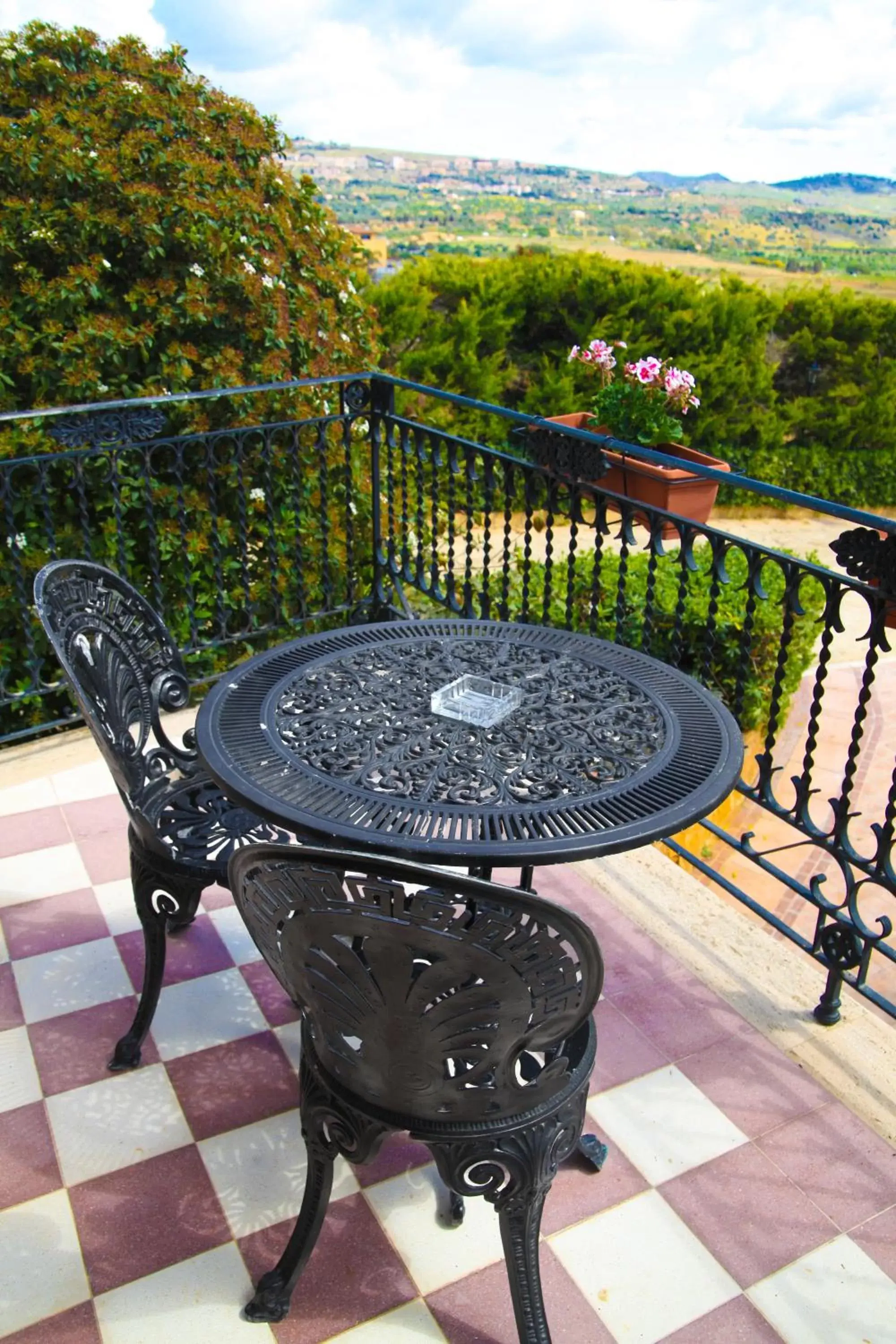 Balcony/Terrace in Hotel Foresteria Baglio Della Luna