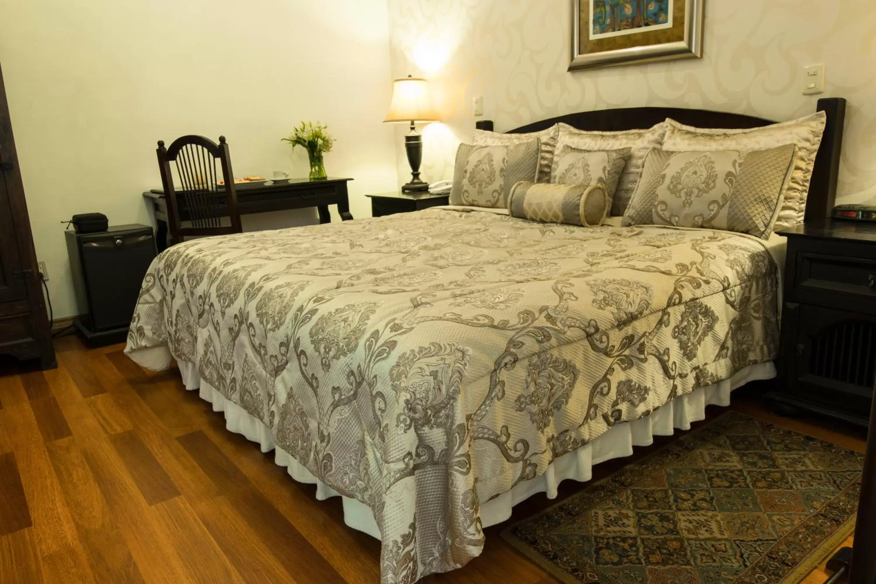 Bed in Hotel Casa Divina Oaxaca