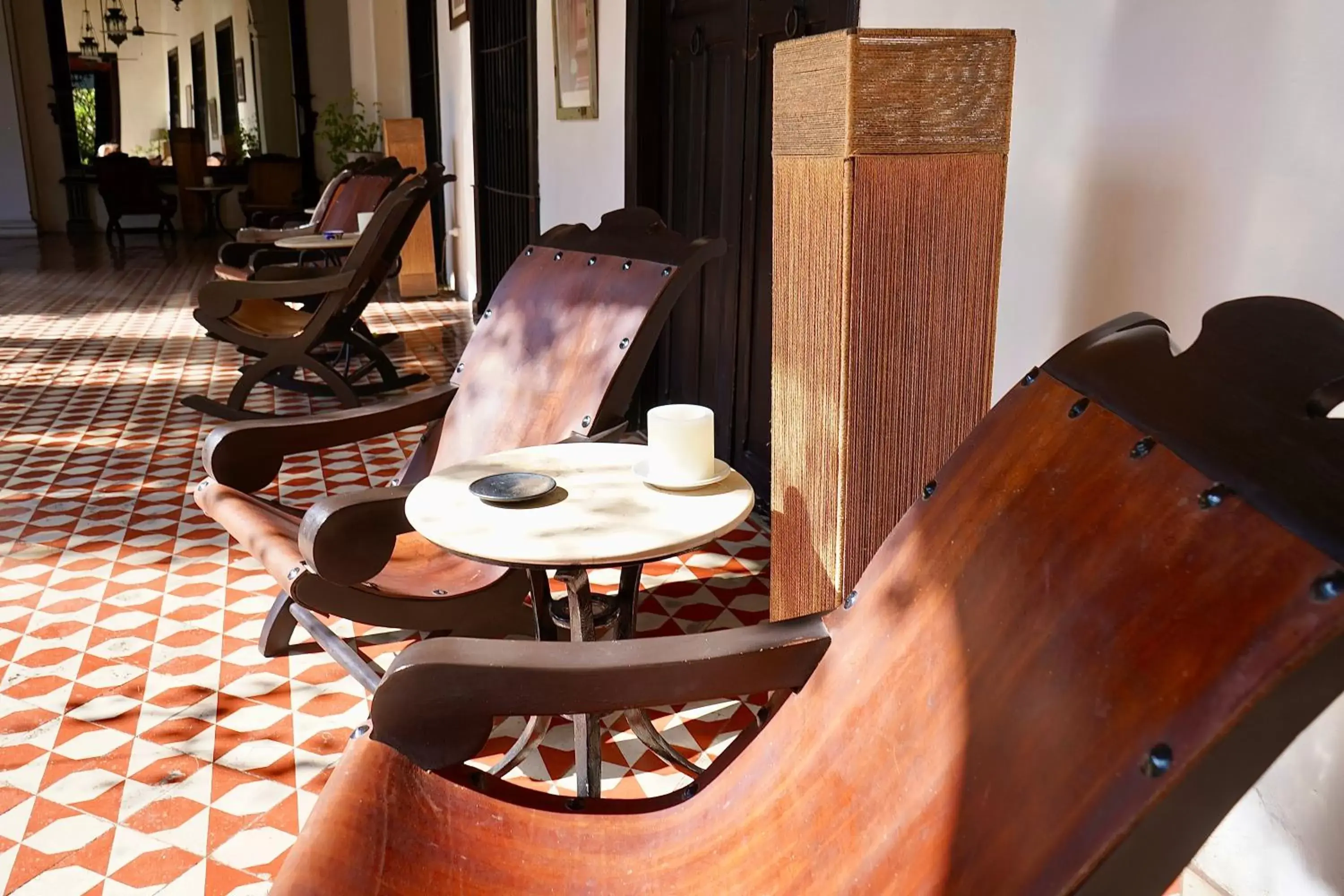 Seating area, Fitness Center/Facilities in Villa Merida Boutique Hotel