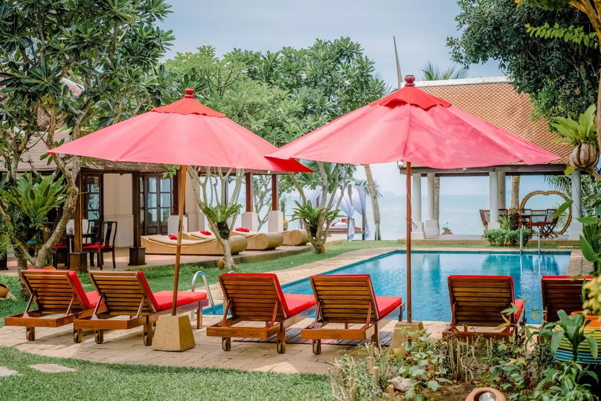 Swimming pool in The Privilege Hotel Ezra Beach Club