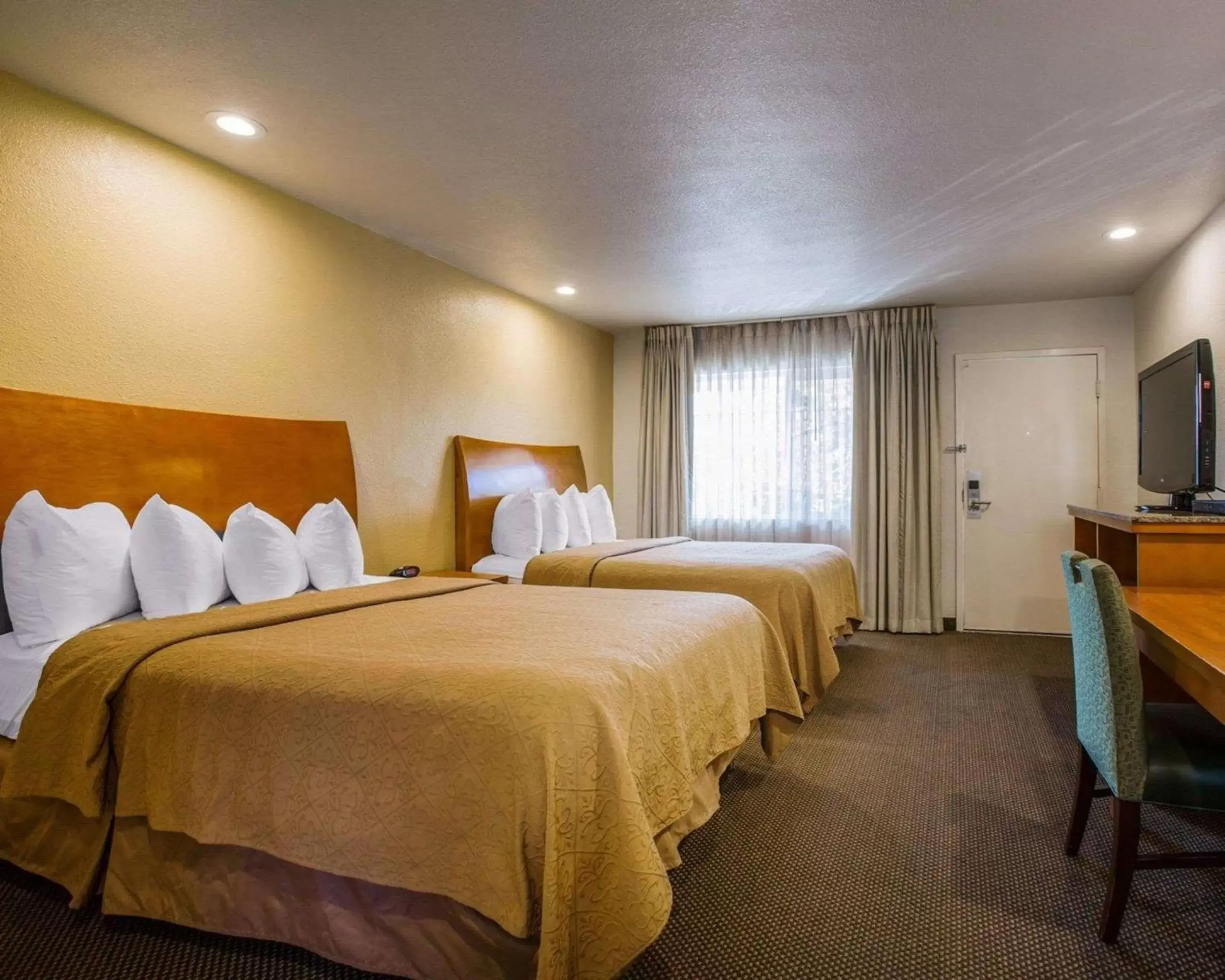 Photo of the whole room, Bed in Quality Inn Santa Cruz