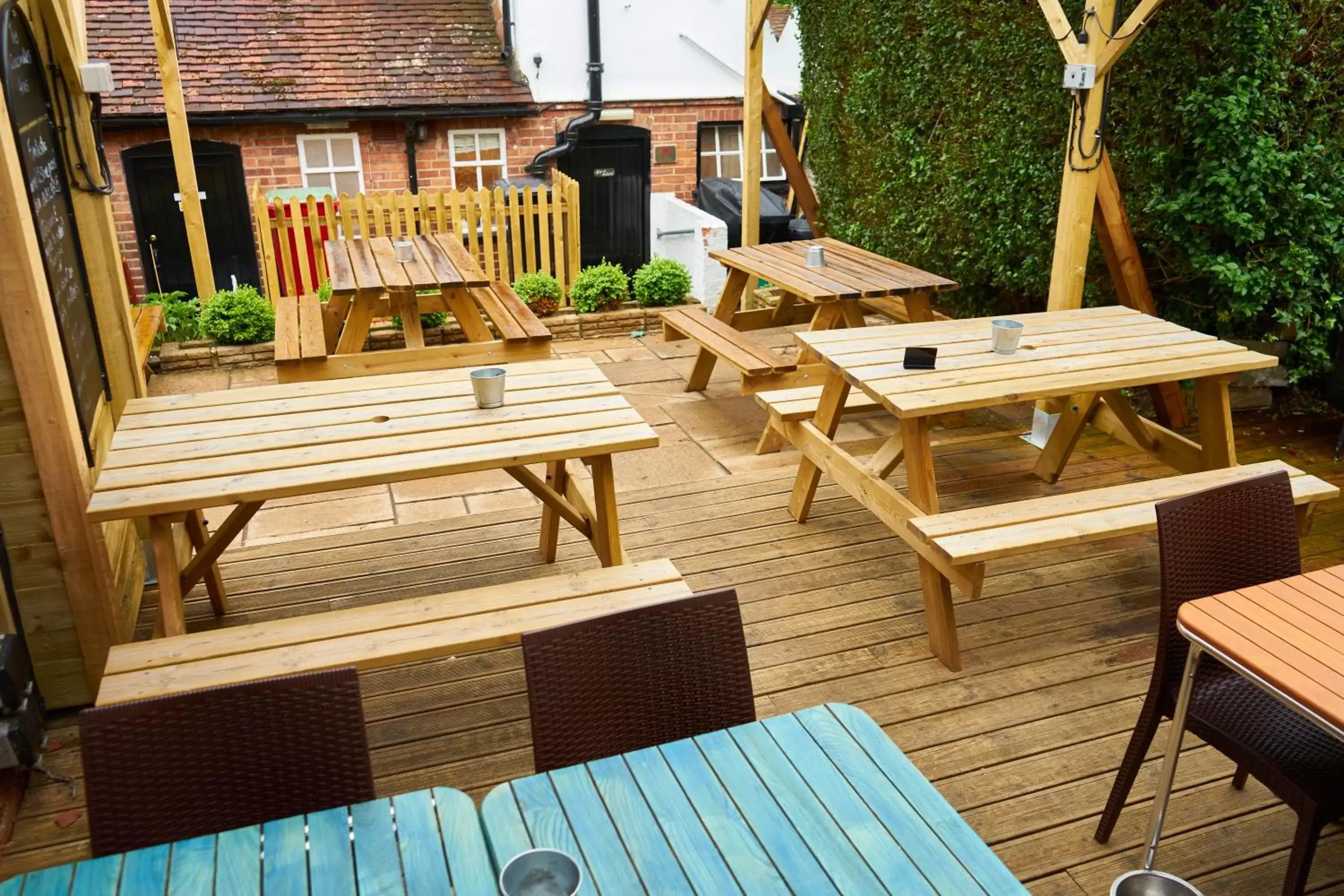 Garden in The Coachmakers Arms Garden in The Coachmakers Arms
