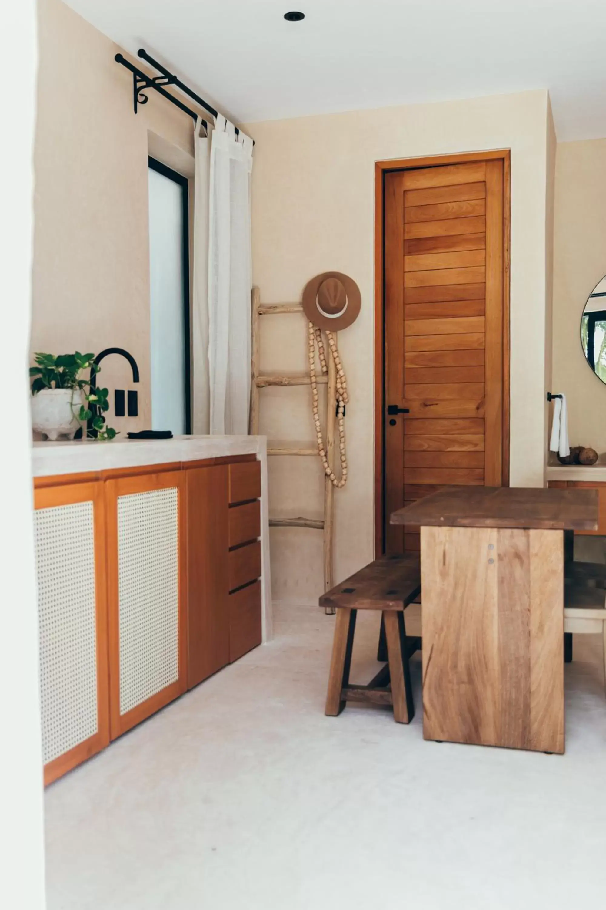 Kitchen or kitchenette in Cucu Hotel El Cuyo