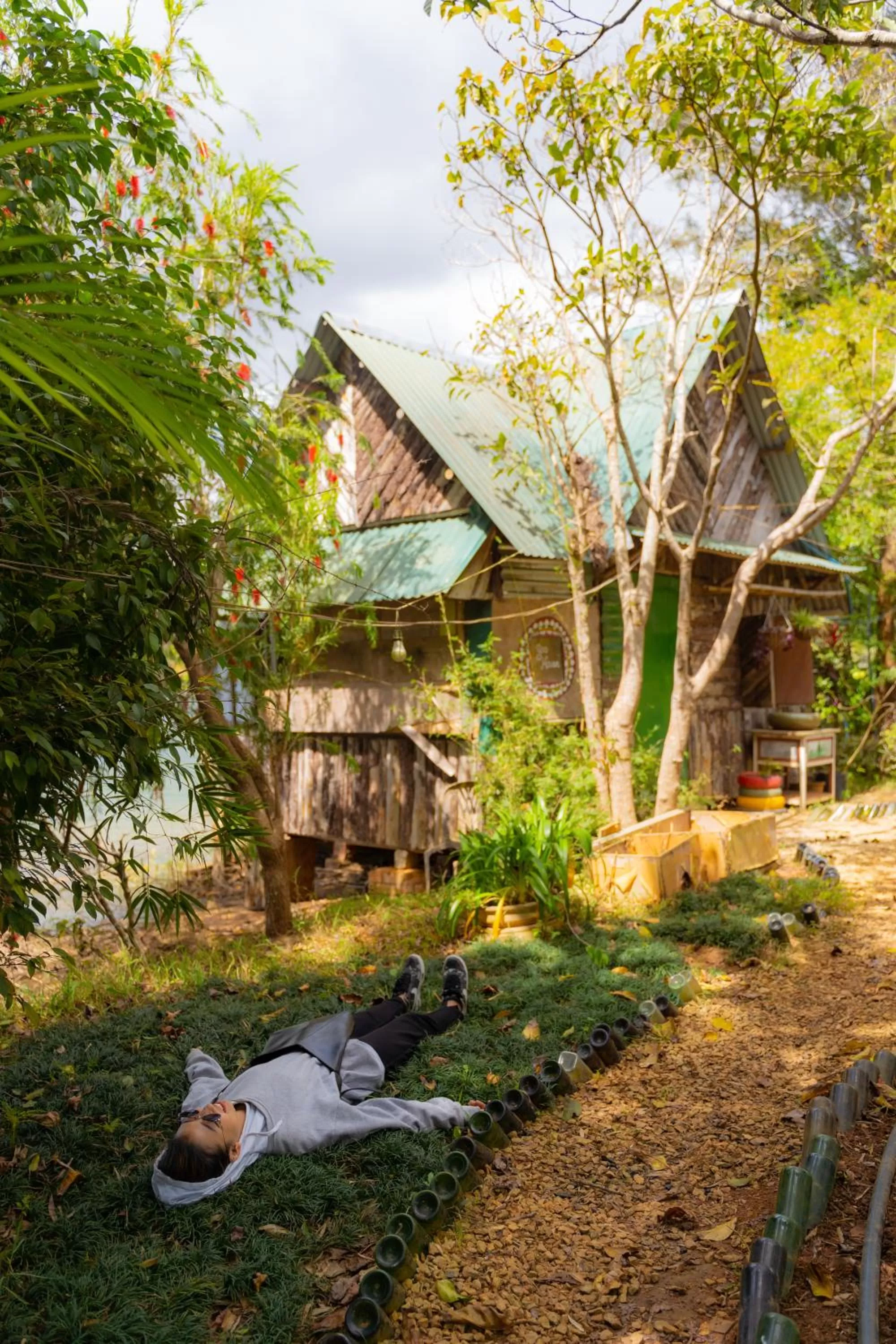 Garden in The Lake House Dalat