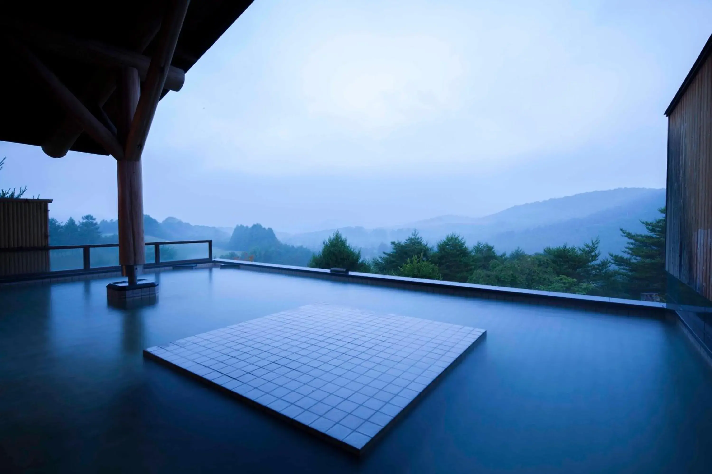 Hot Spring Bath in Tsumagoi Prince Hotel