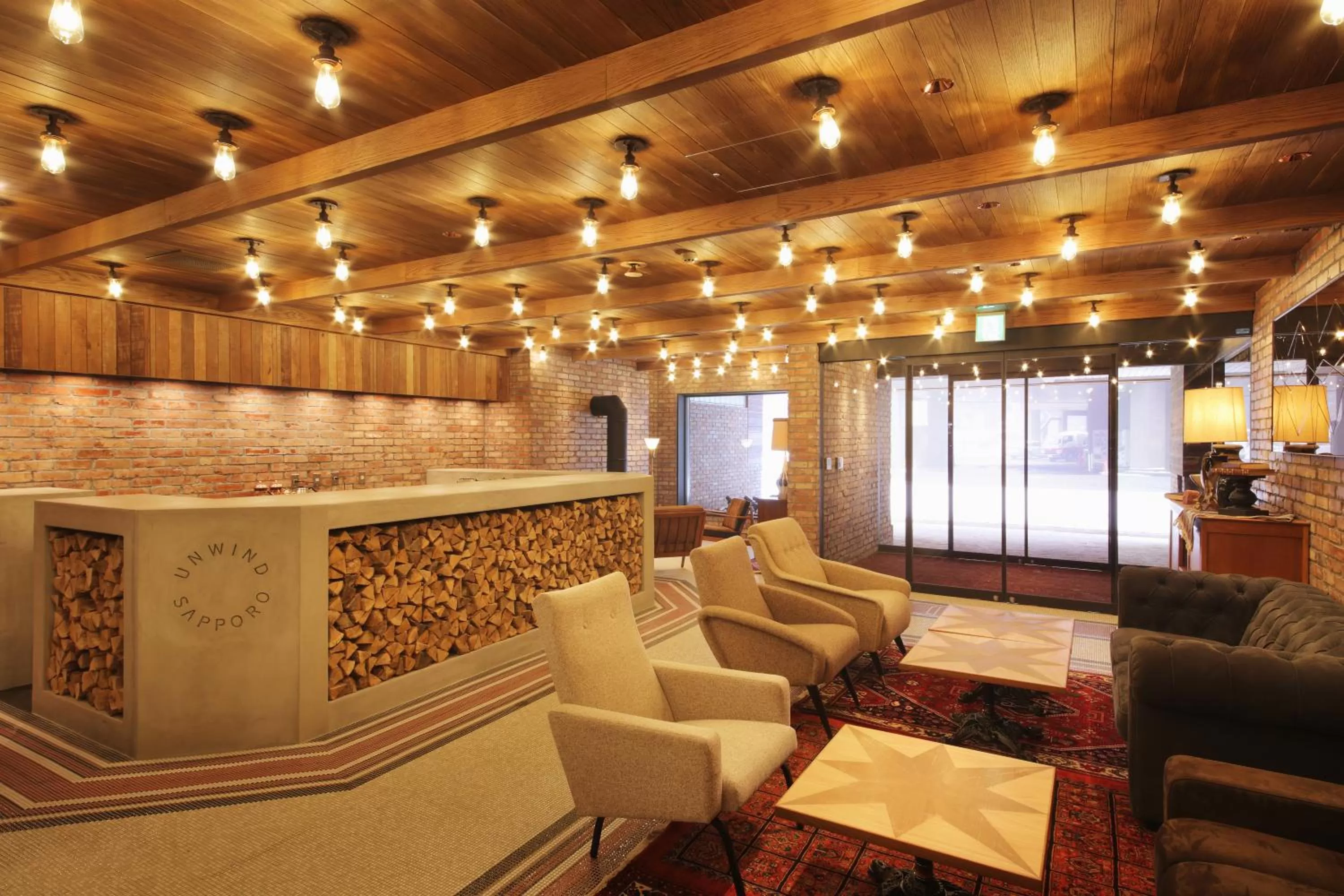 Lobby or reception in UNWIND HOTEL & BAR Sapporo