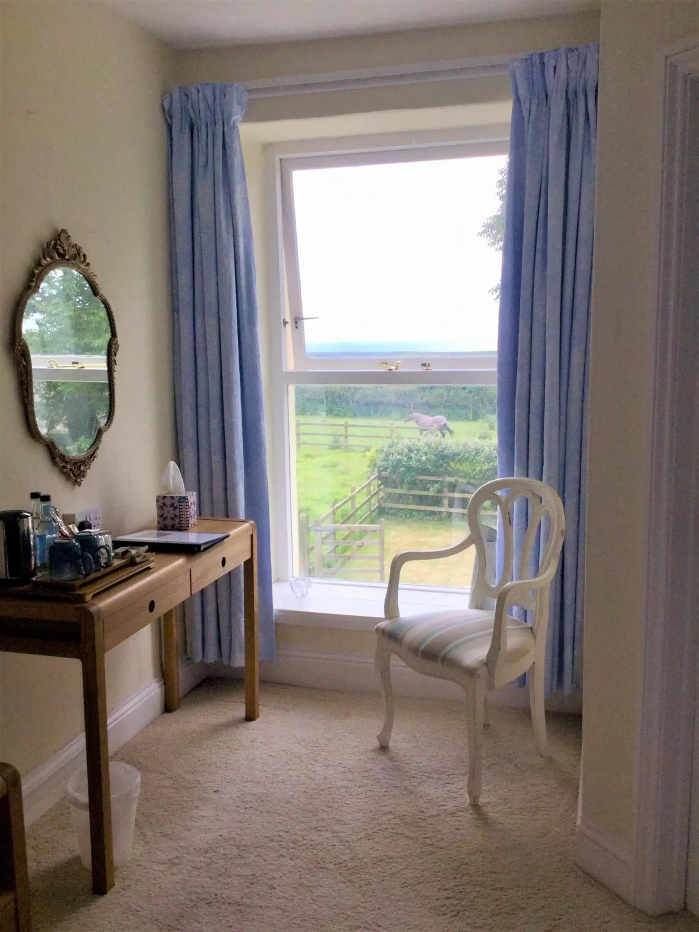 Seating area in The Burrows Bed and Breakfast