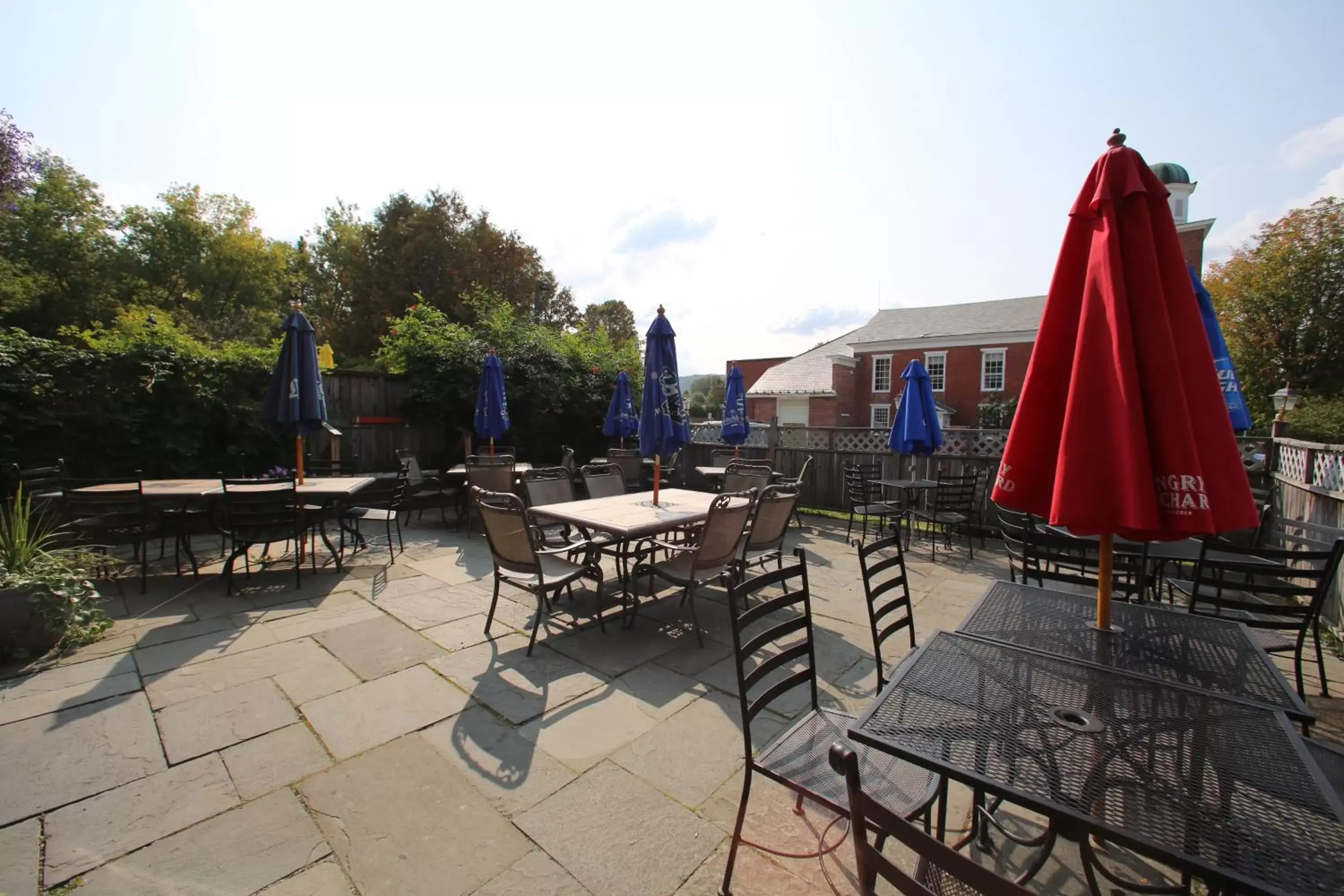 Patio in Smugglers Notch Inn