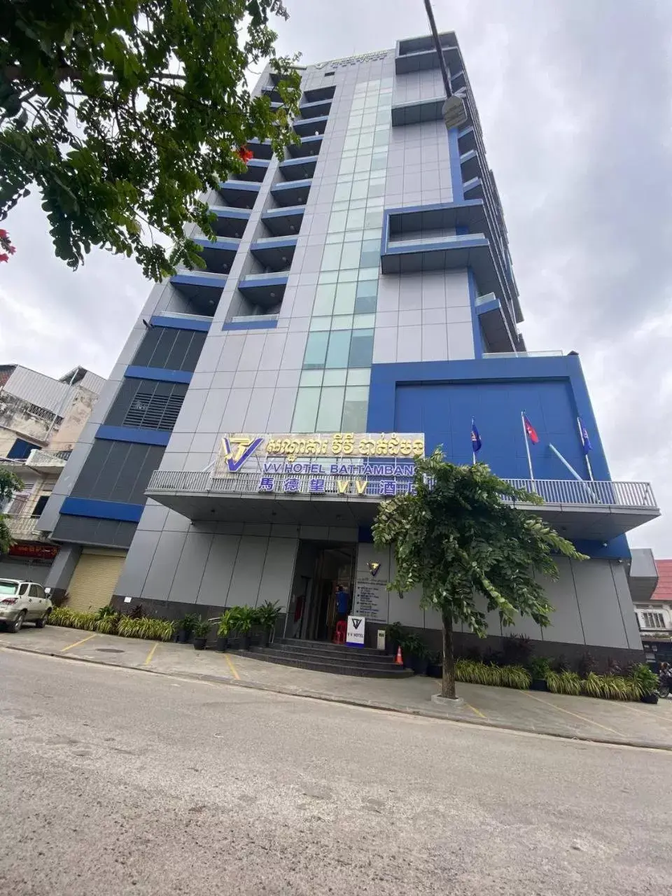 Property building in V V Hotel Battambang Property building in V V Hotel Battambang