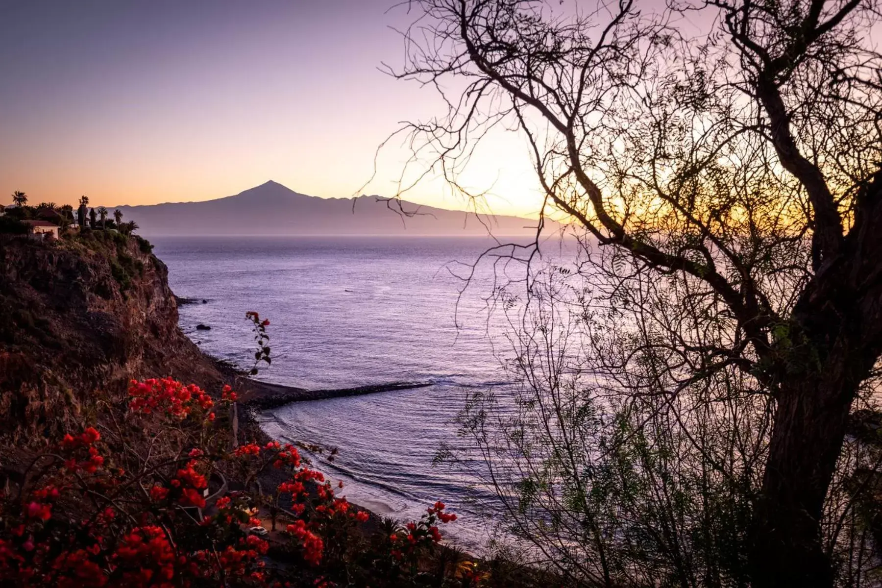 Natural landscape in Parador de La Gomera