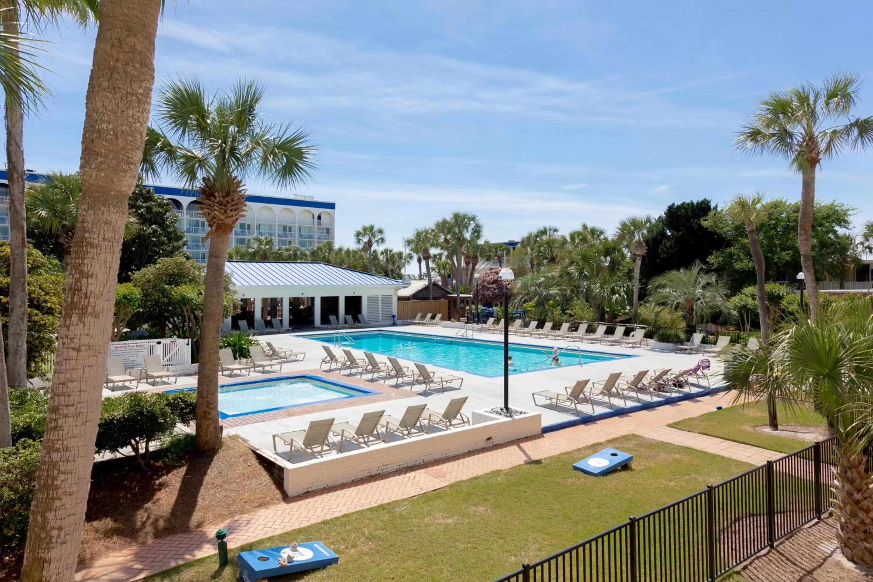 Pool view in The Island Resort at Fort Walton Beach