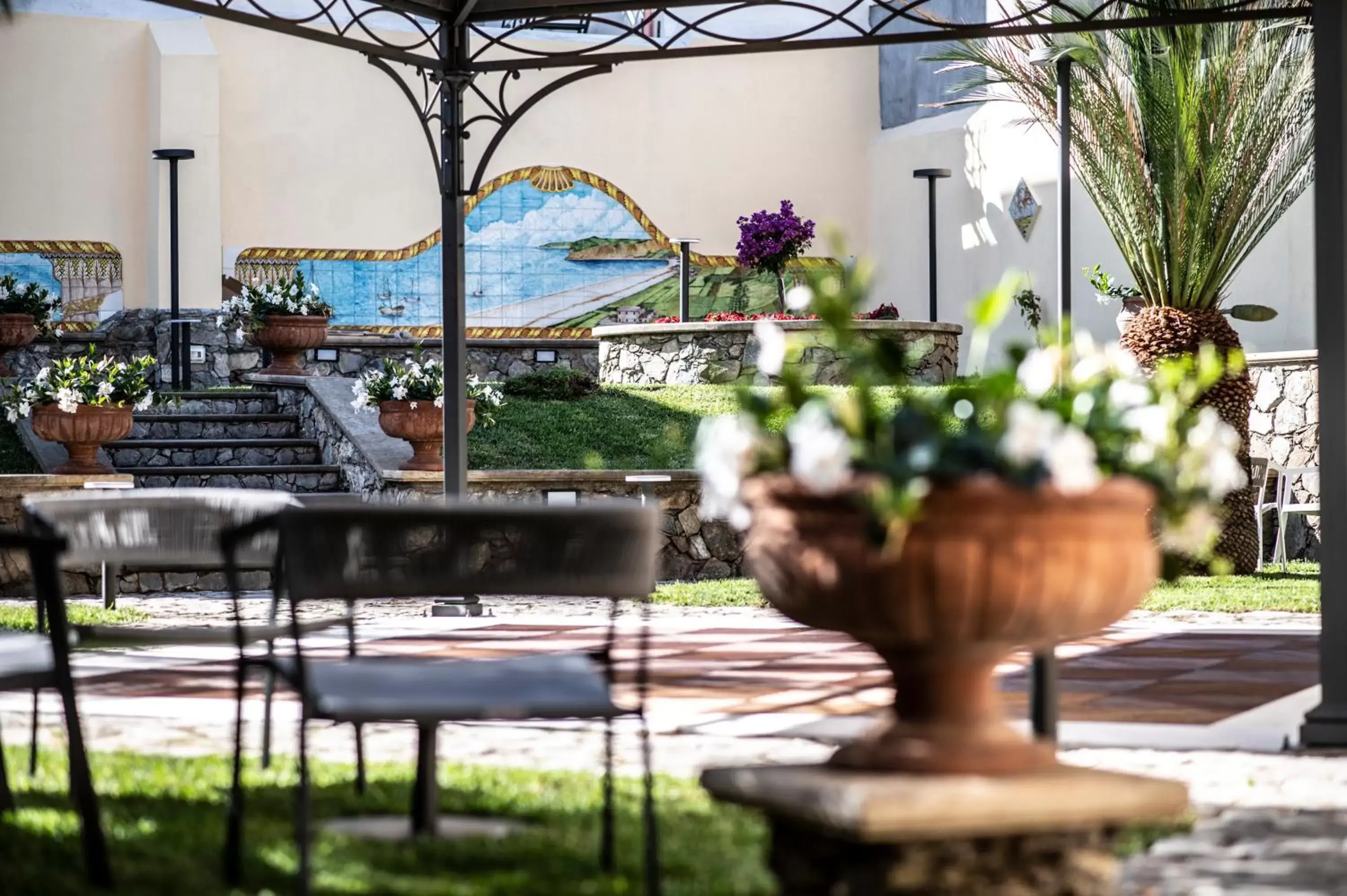 Garden in Hotel Garibaldi