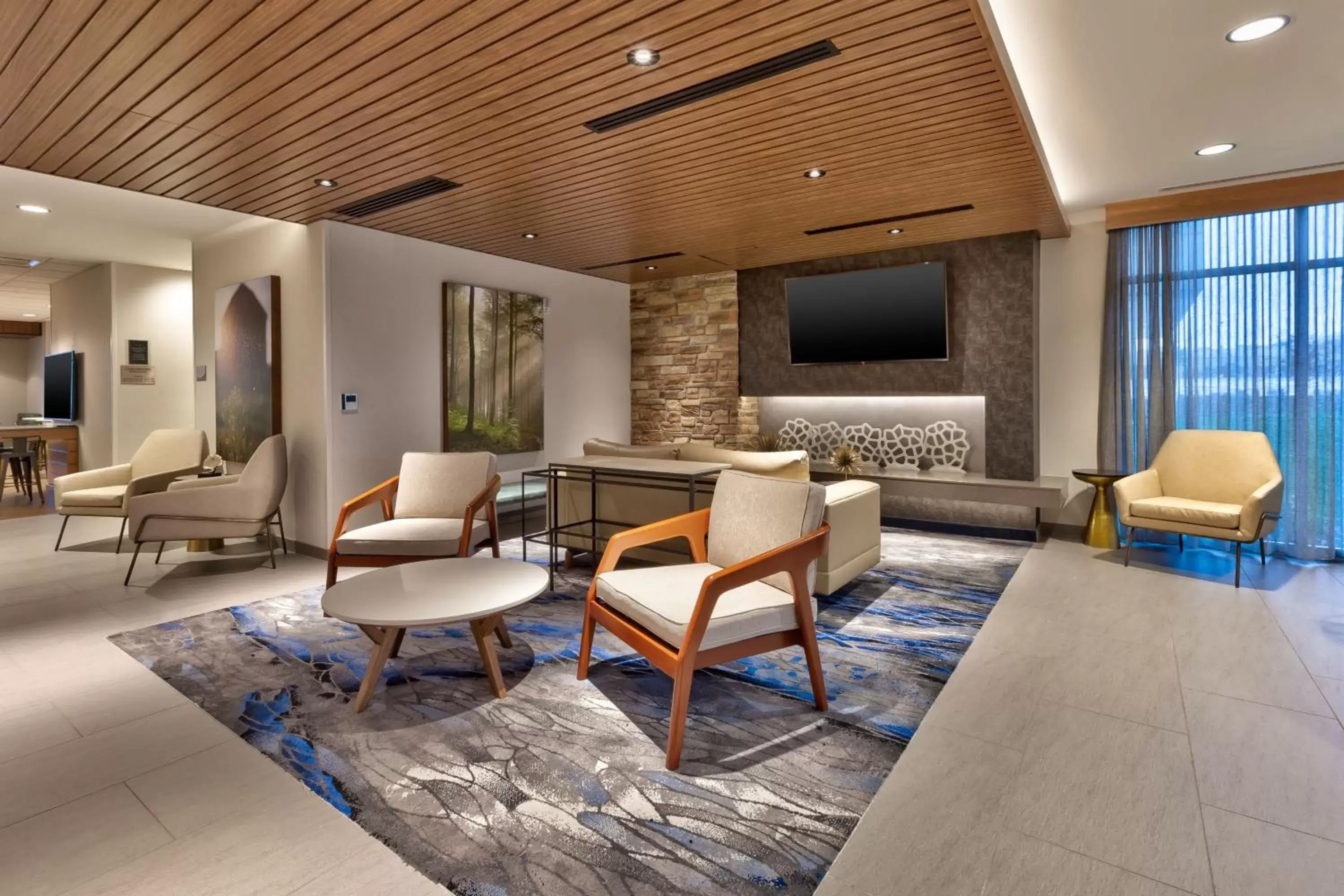 Lobby or reception, Seating Area in Fairfield by Marriott Inn & Suites Grand Rapids North
