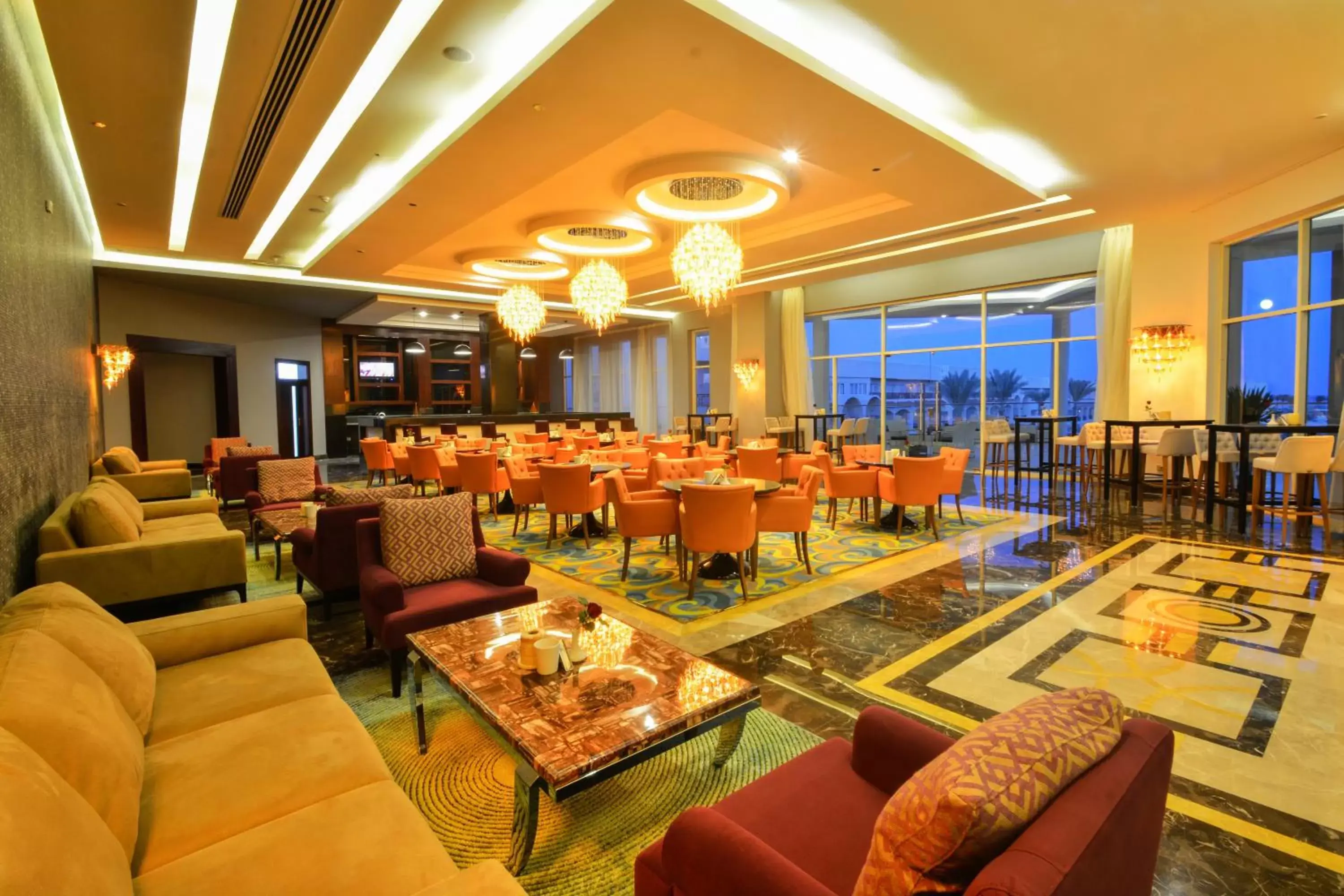 Lounge or bar, Restaurant/Places to Eat in Pickalbatros Royal Moderna Sharm "Aqua Park"