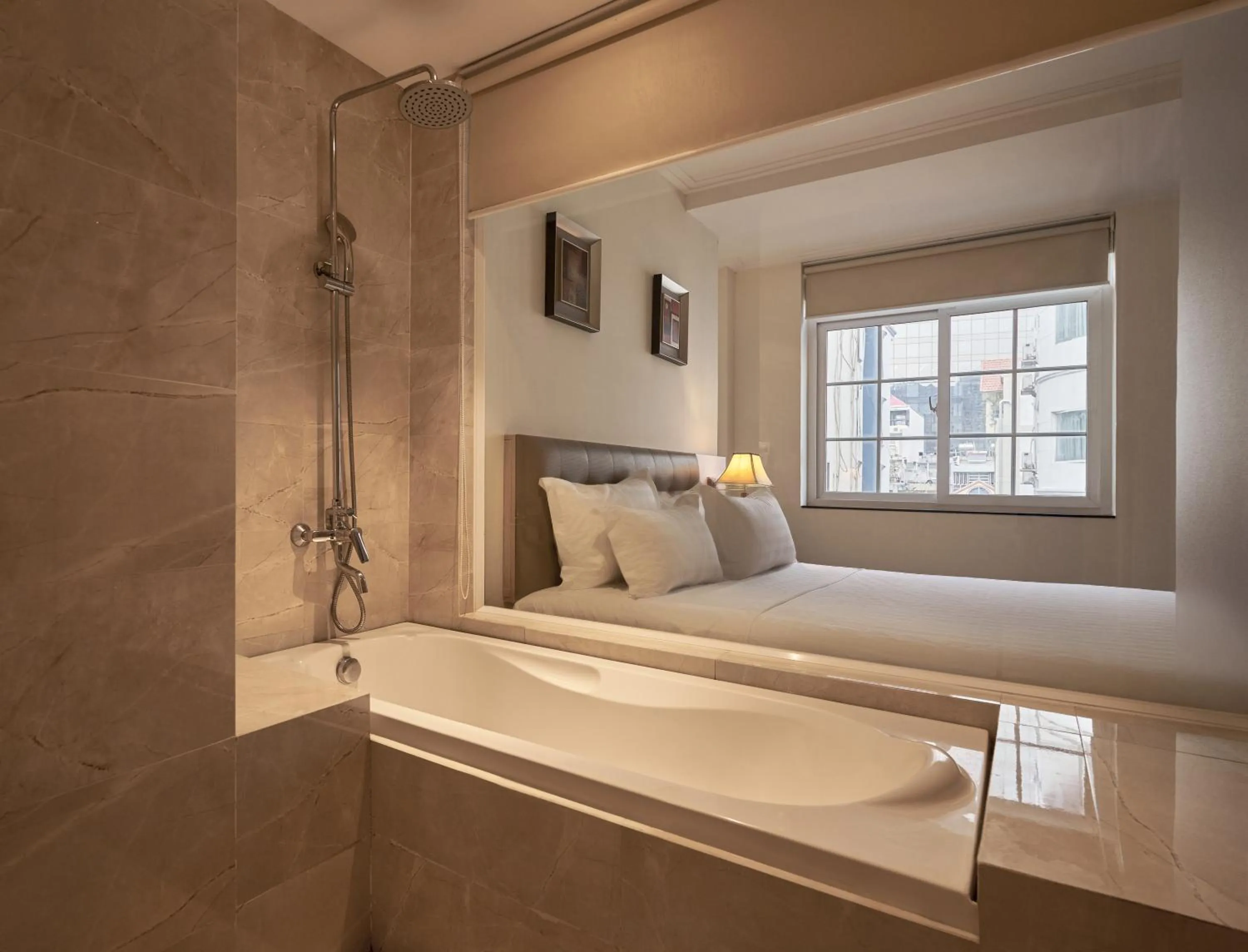 Bed in Sky Gem Hotel Sora