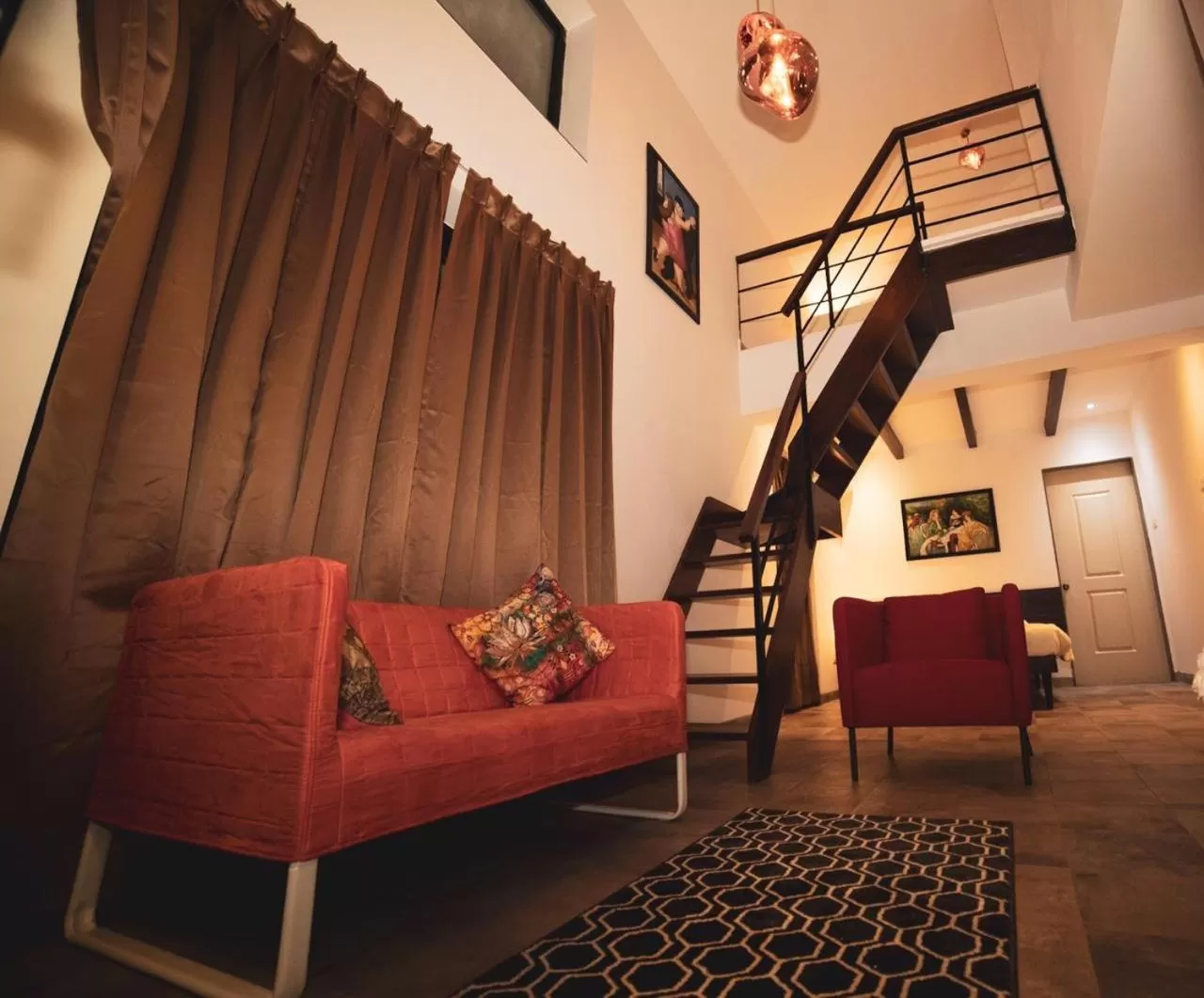 Seating Area in HALF Hotel, Calangute