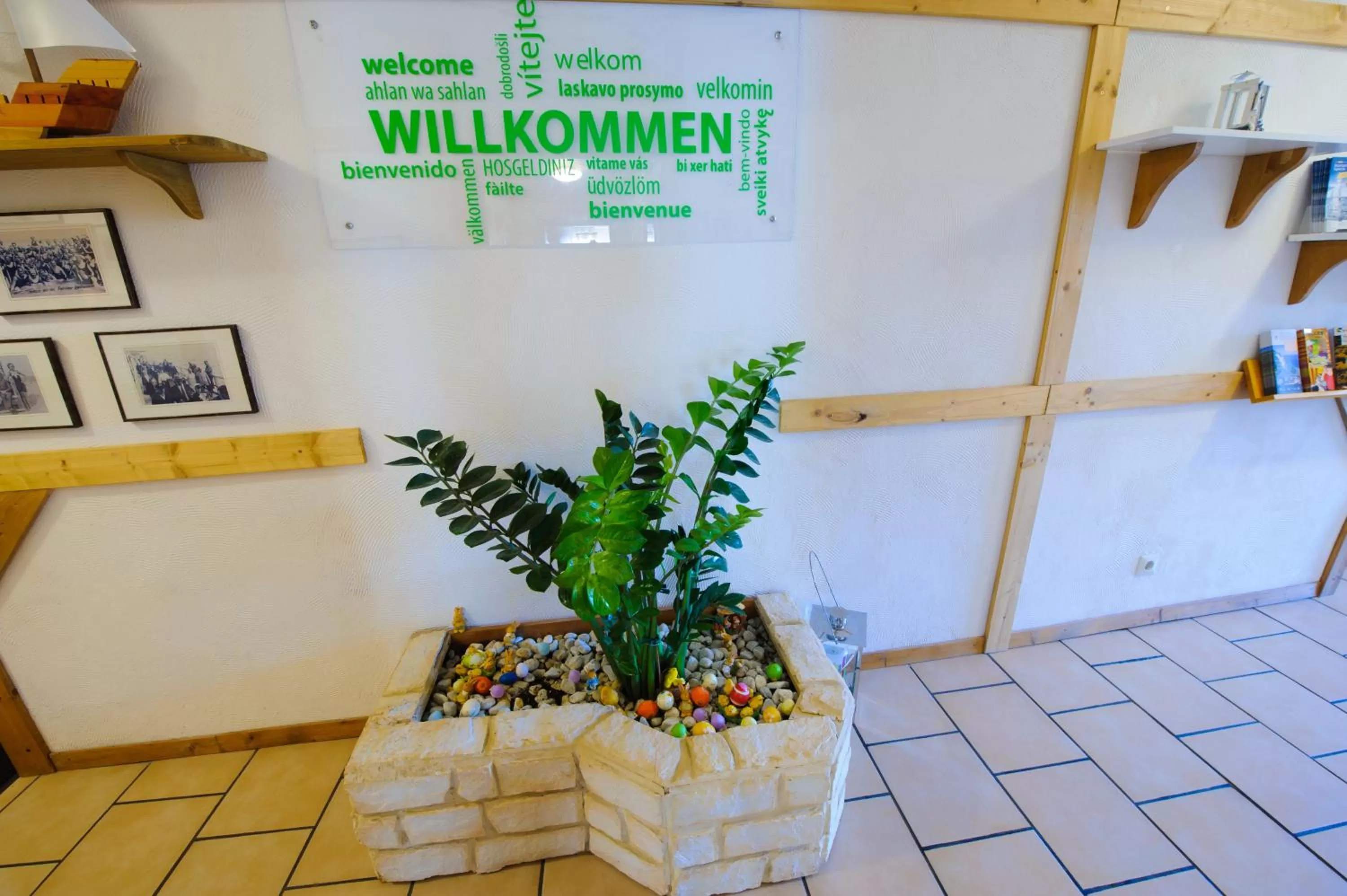 Decorative detail in Hotel Forsthaus Sellin