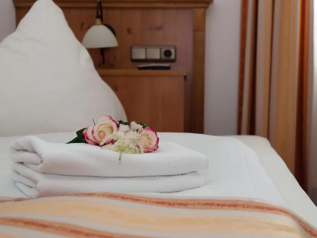 Photo of the whole room, Bed in Gasthof Klement