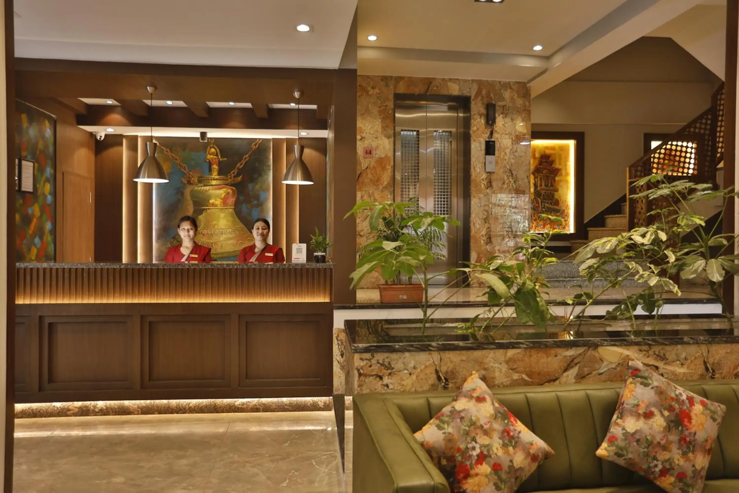 Lobby or reception, Lobby/Reception in Lakhey Hotel