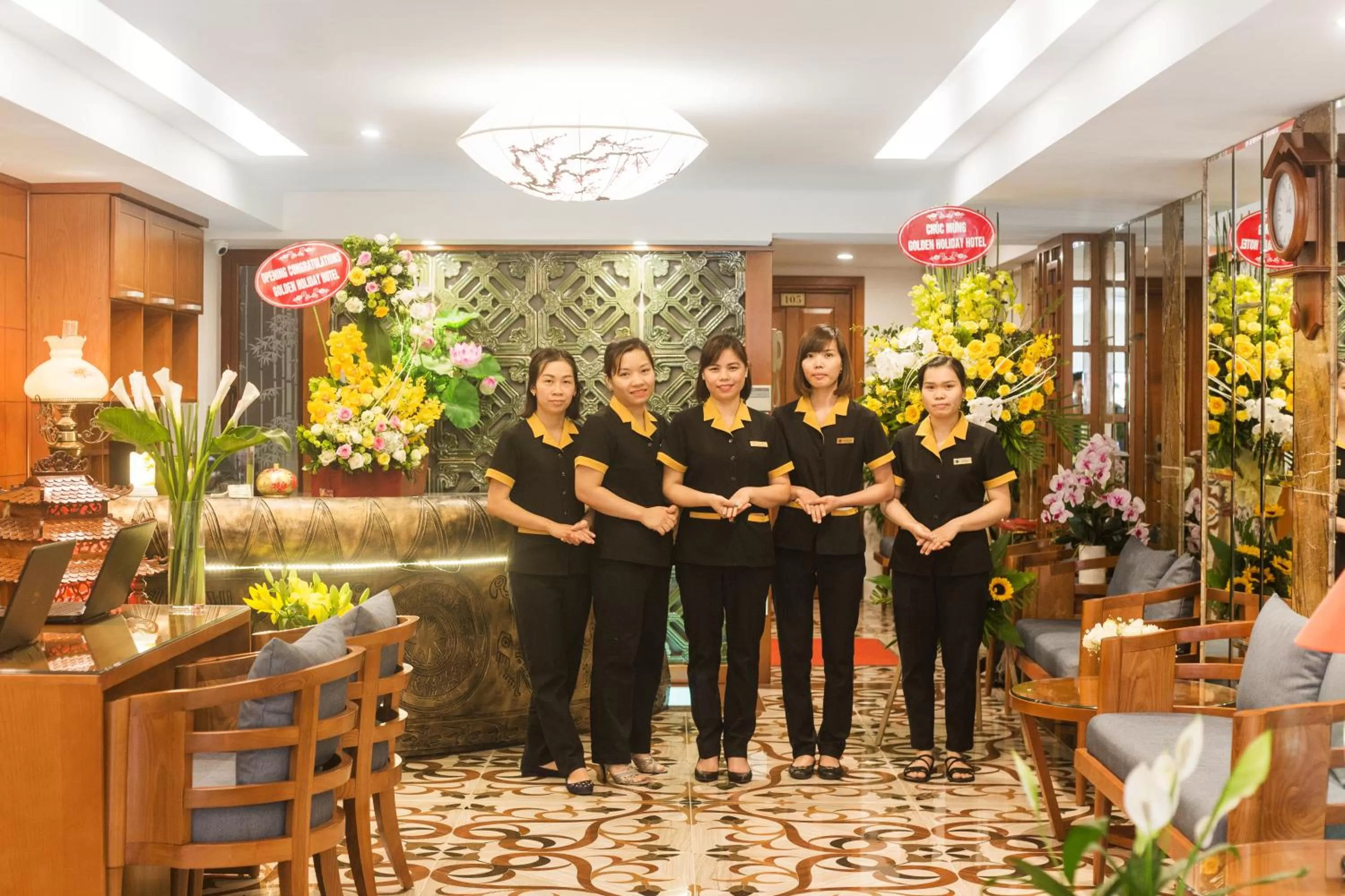 Staff in Hanoi Golden Holiday Hotel