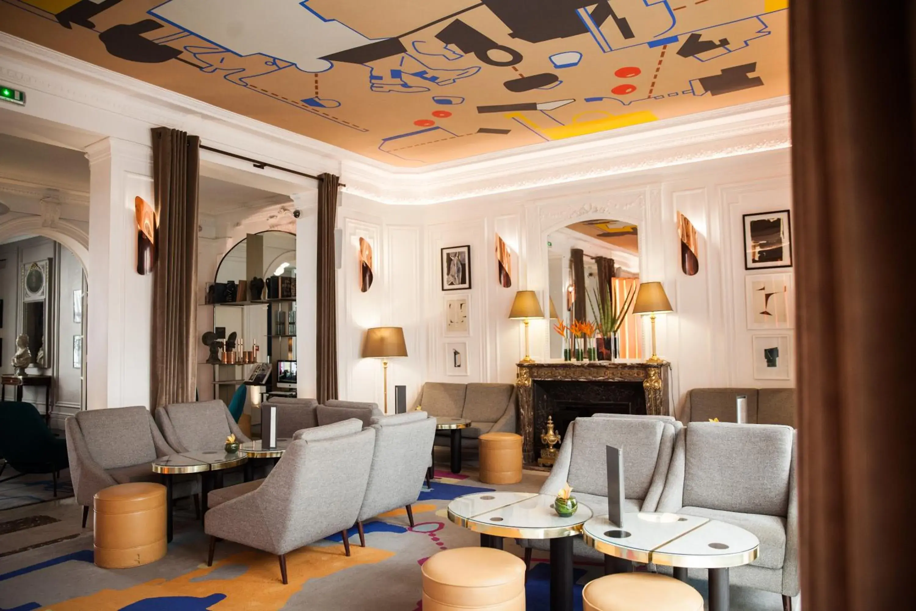 Lounge or bar, Restaurant/Places to Eat in Hotel Vernet