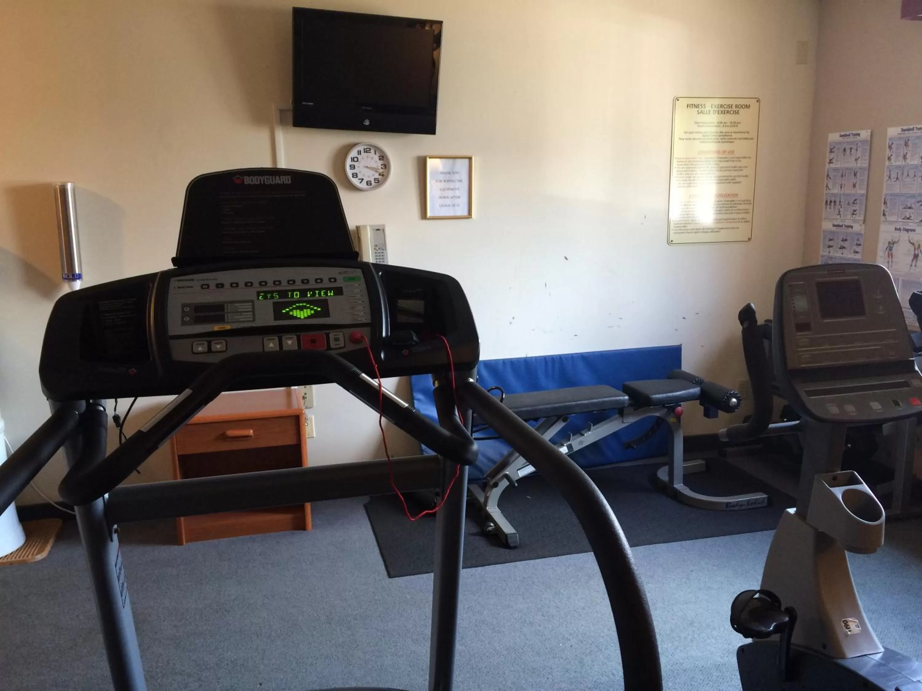 Fitness centre/facilities in Coastal Inn Moncton/ Dieppe