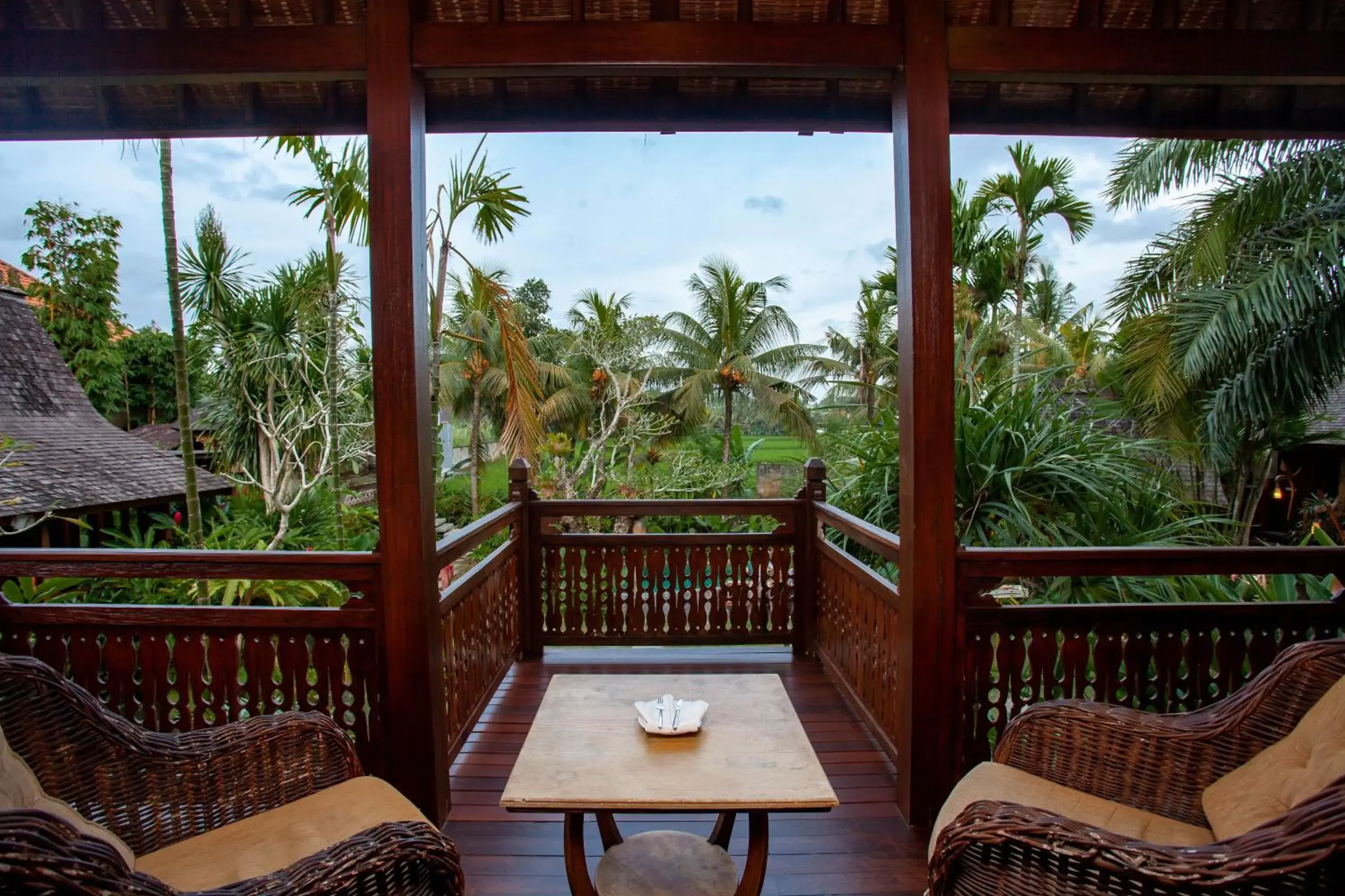 View (from property/room), Balcony/Terrace in Aryaswara Villa Ubud