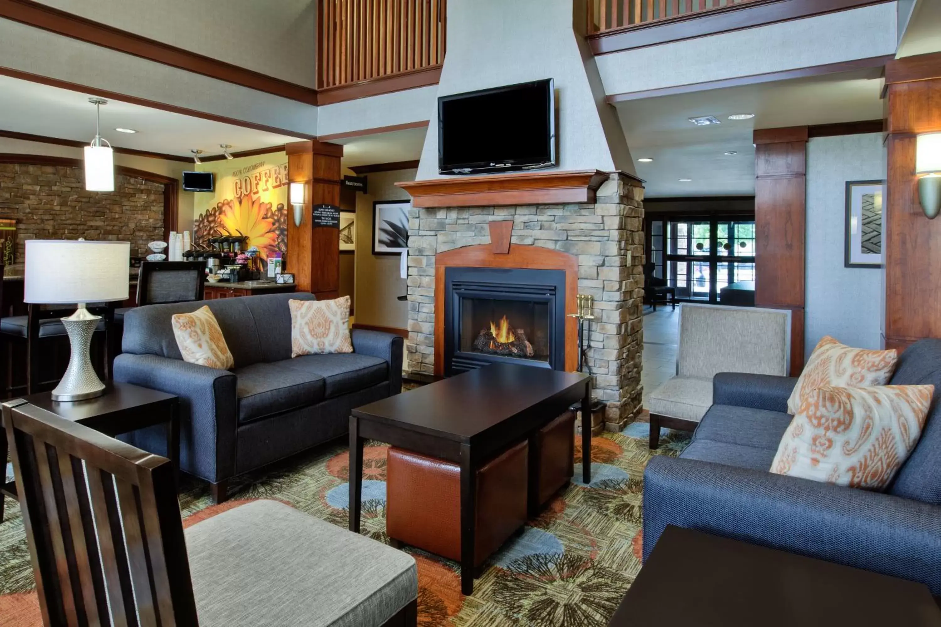 Property building, Seating Area in Staybridge Suites Louisville - East, an IHG Hotel